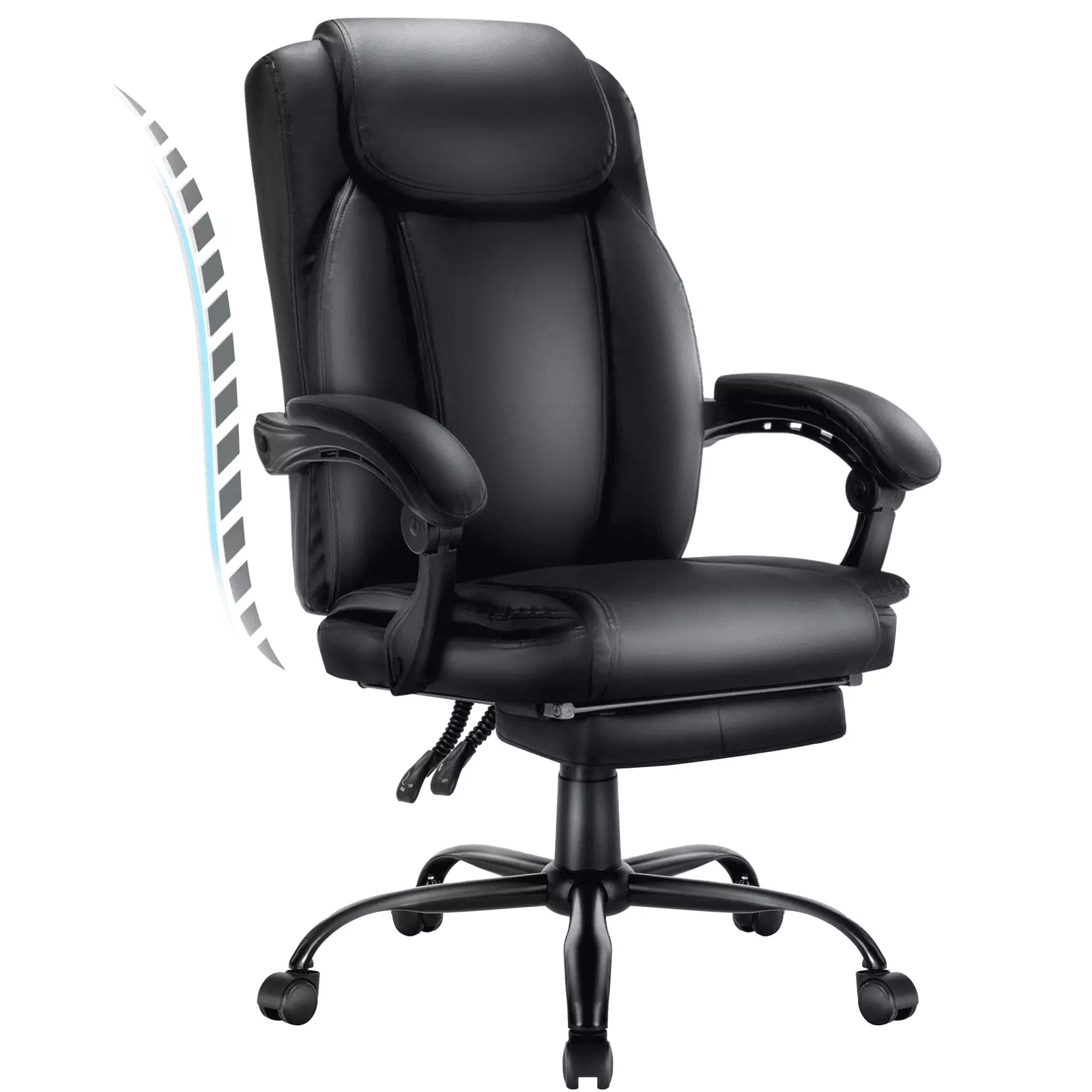 Office Chair Footrest Ergonomic Computer Chair High Back Executive Chair N/A