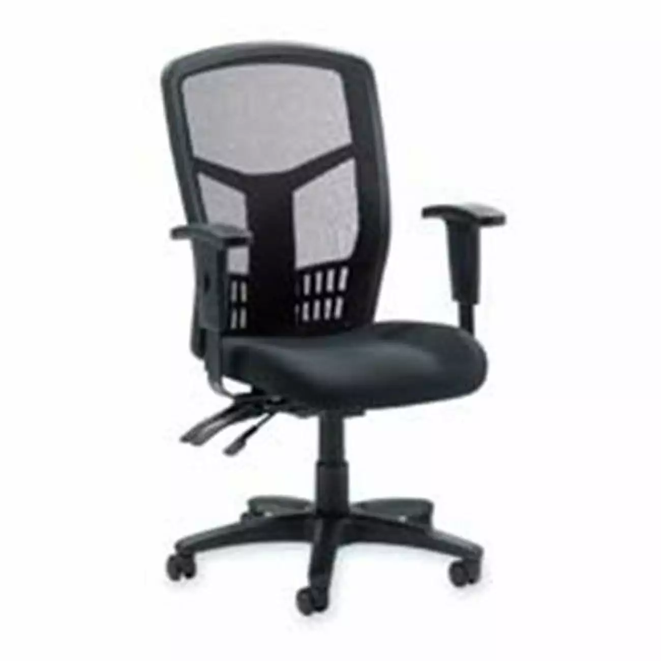 Executive High Back Mesh Fabric Office Chair 28.5in x 28.5in x 45in Black Newestedition