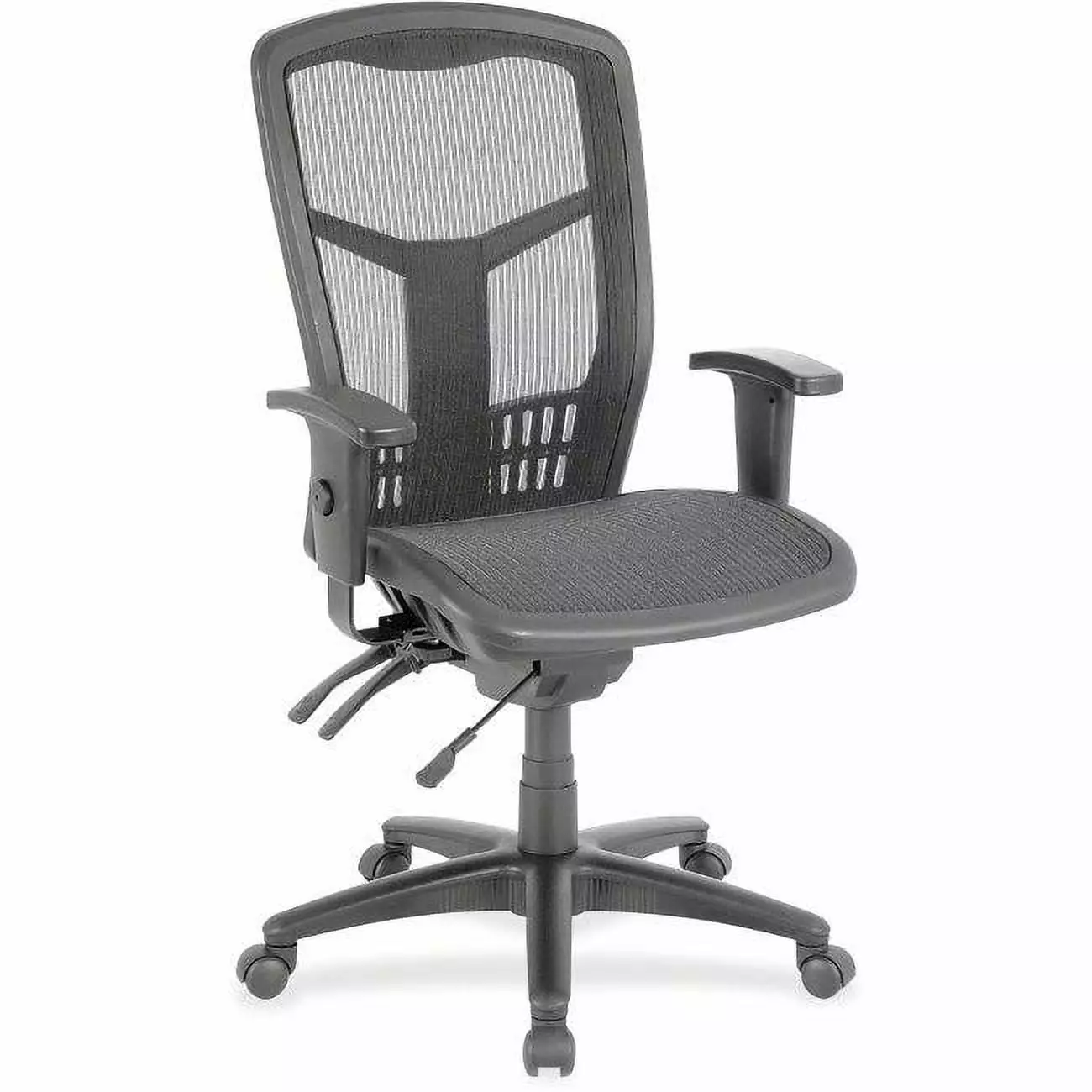 Executive Mesh High-back Chair Ergonomic Office Chair Adjustable Height and Swivel Wheels Newestedition