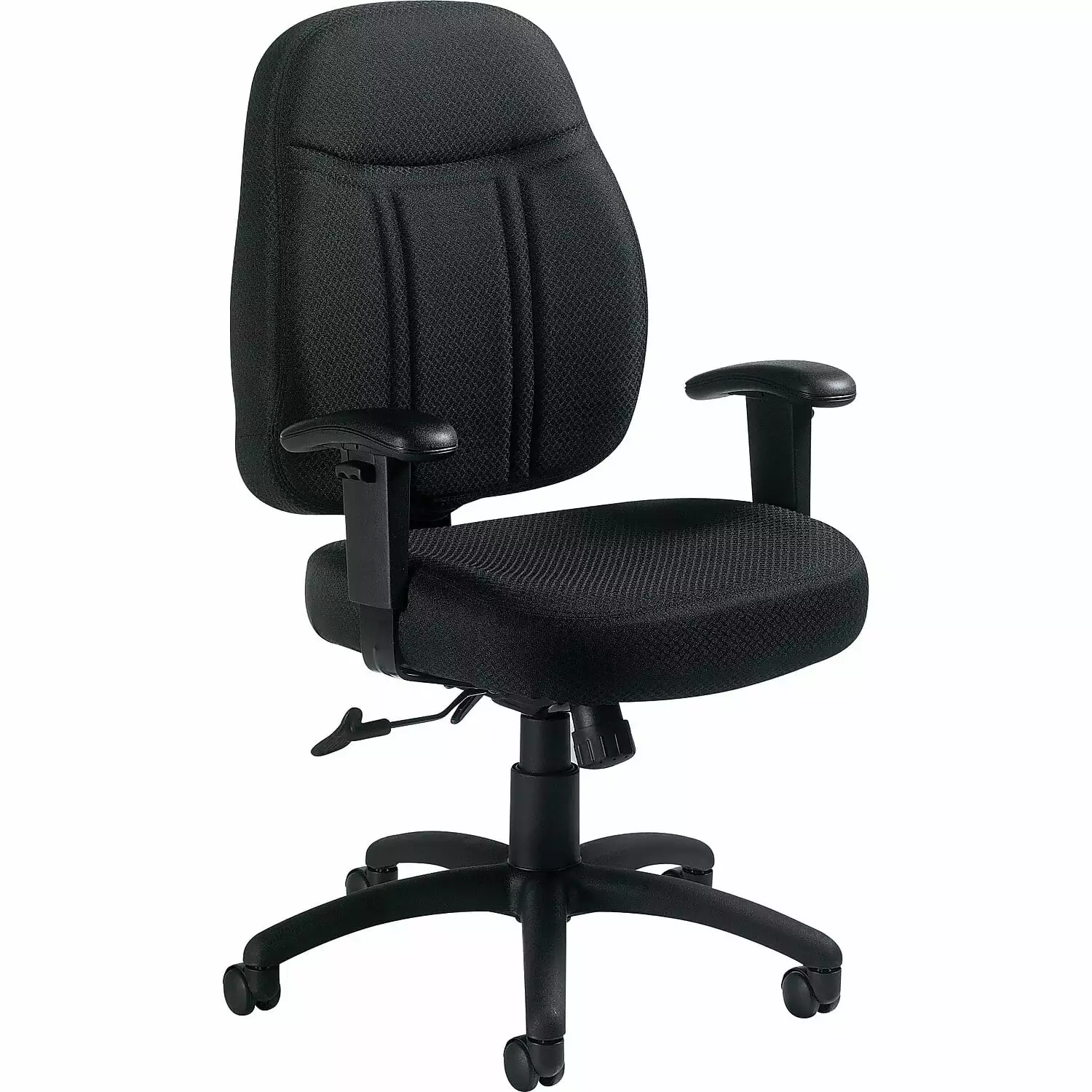 Global Offices To Go Fabric Tilter Executive Chair Arms Black OTG11652 QL10