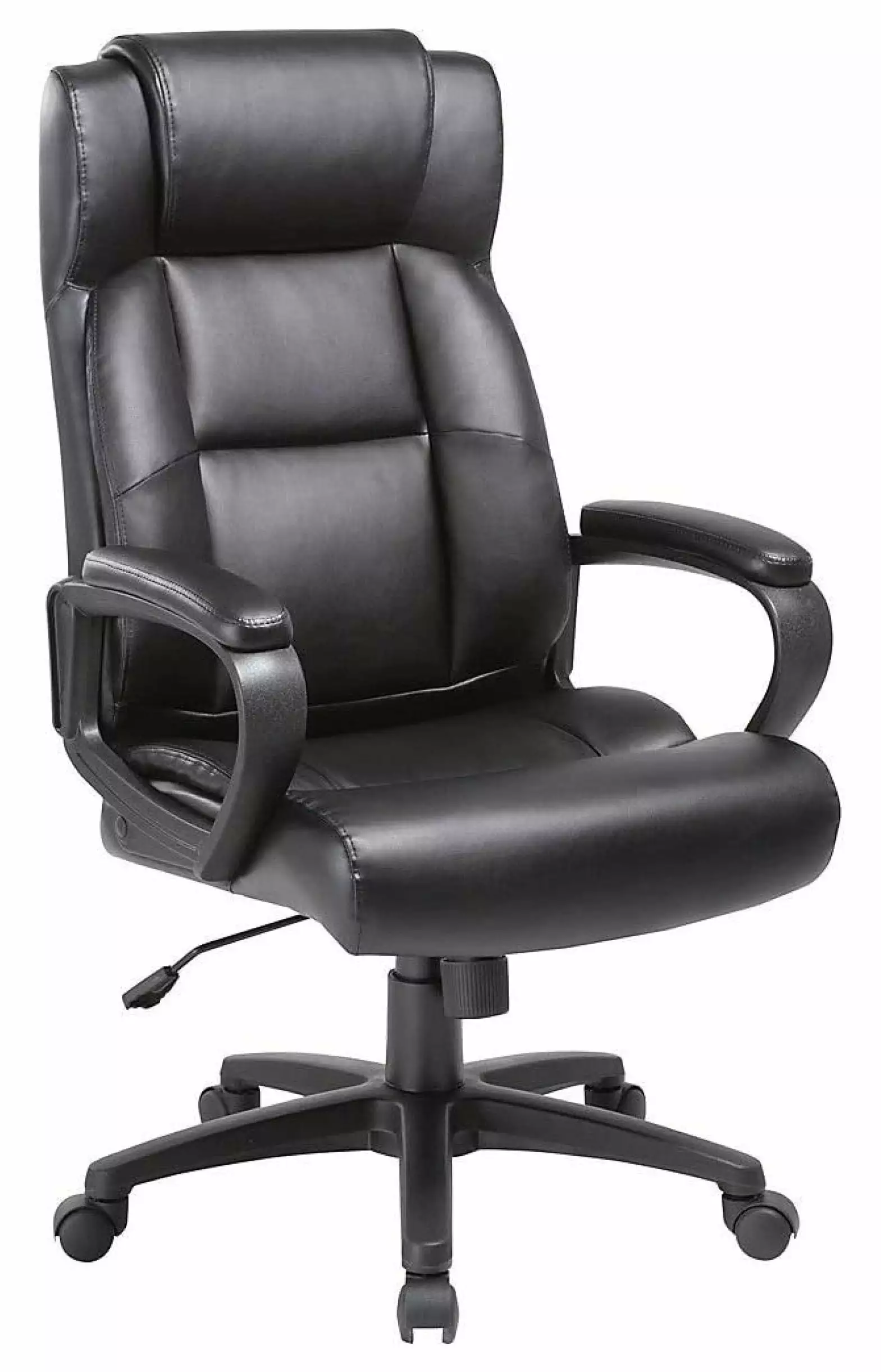 PaFagwy LLR41844 Soho High Back Leather Executive Chair Black