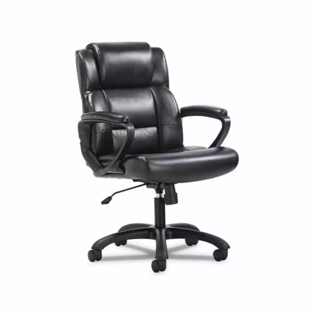 Mid Back Executive Chair Supports up to 250 lbs Black Seat Black Back Black Base Sadie