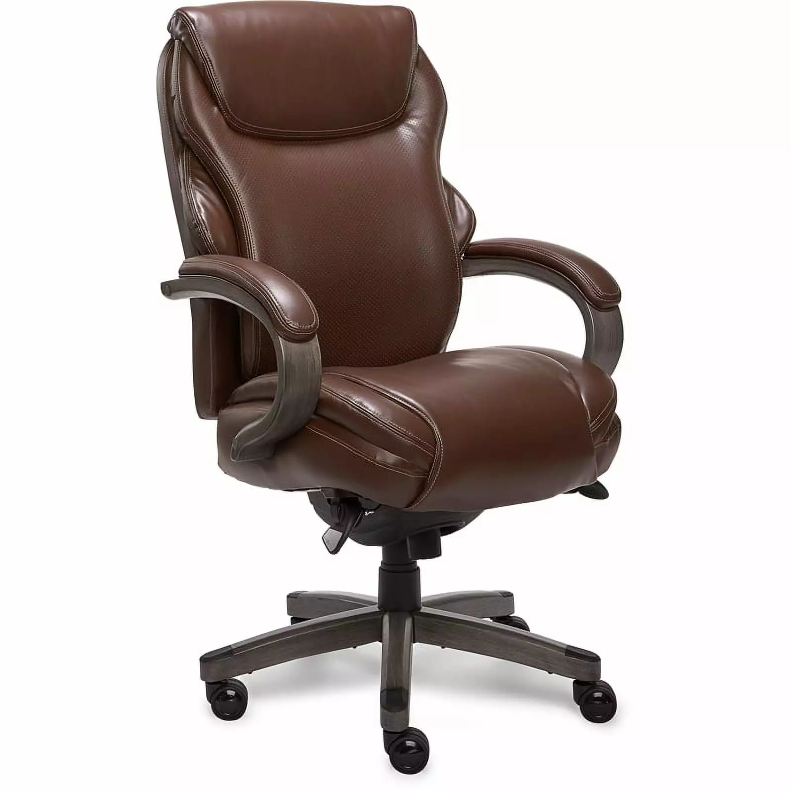 Scranton & Co Contemporary Executive Office Chair Chestnut Brown - Modern High Back Desk Chair