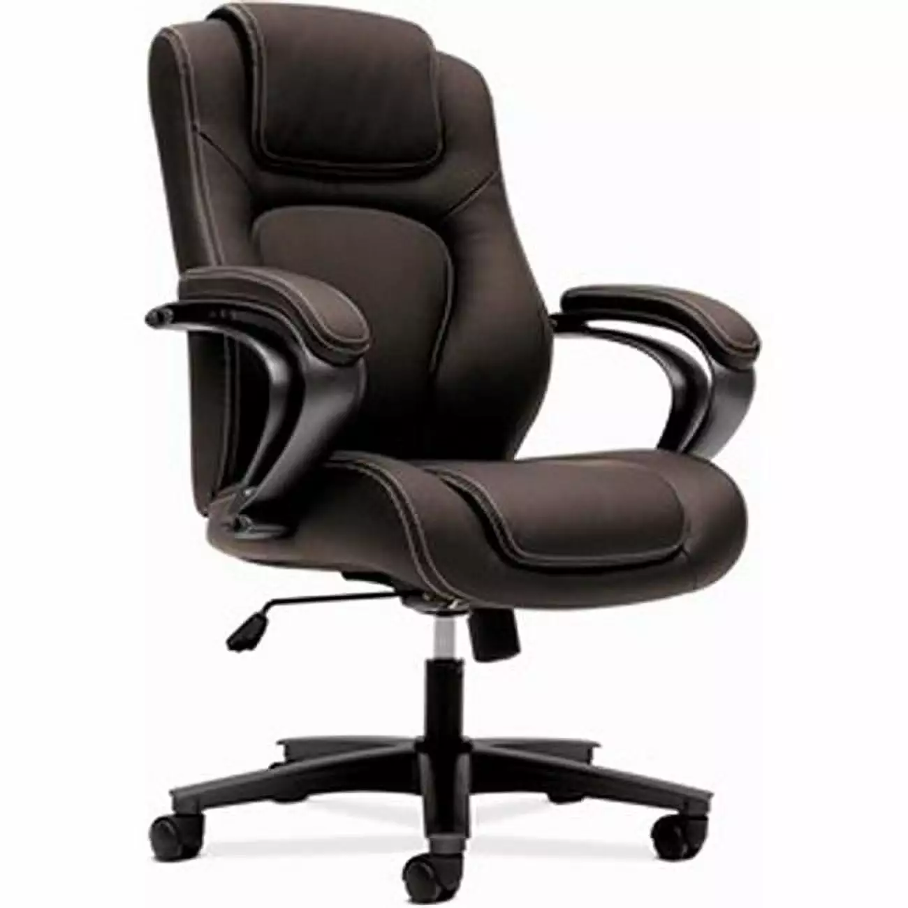 25.5 x 13.6 x 30.4 High Back Brown Executive Office Chair Comfortable SeatSolutions