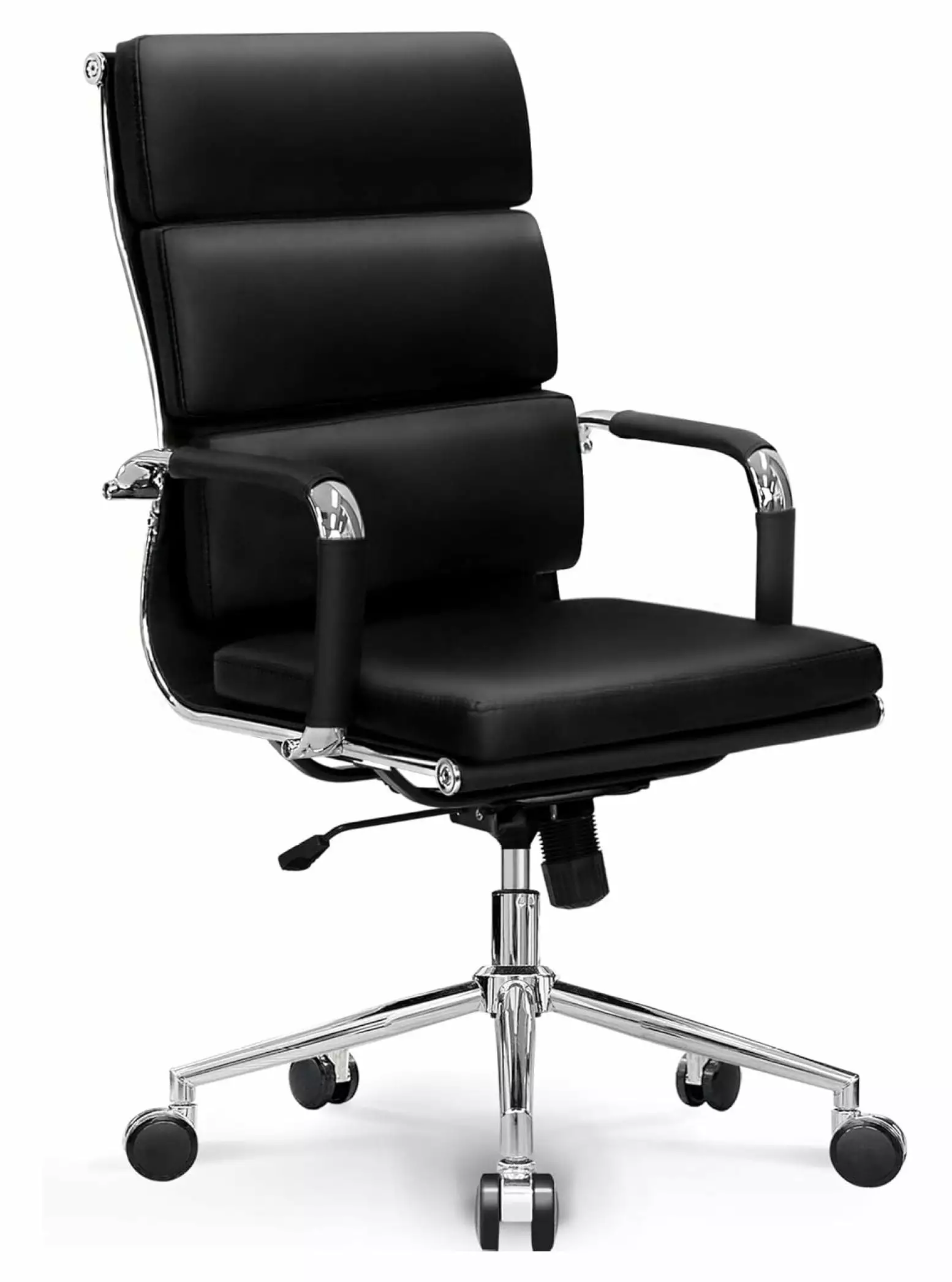 Song Xiang Office Desk Chair Ergonomic Executive Leather Modern Conference Task Adjustable Padded Swivel Rolling Home Offi...