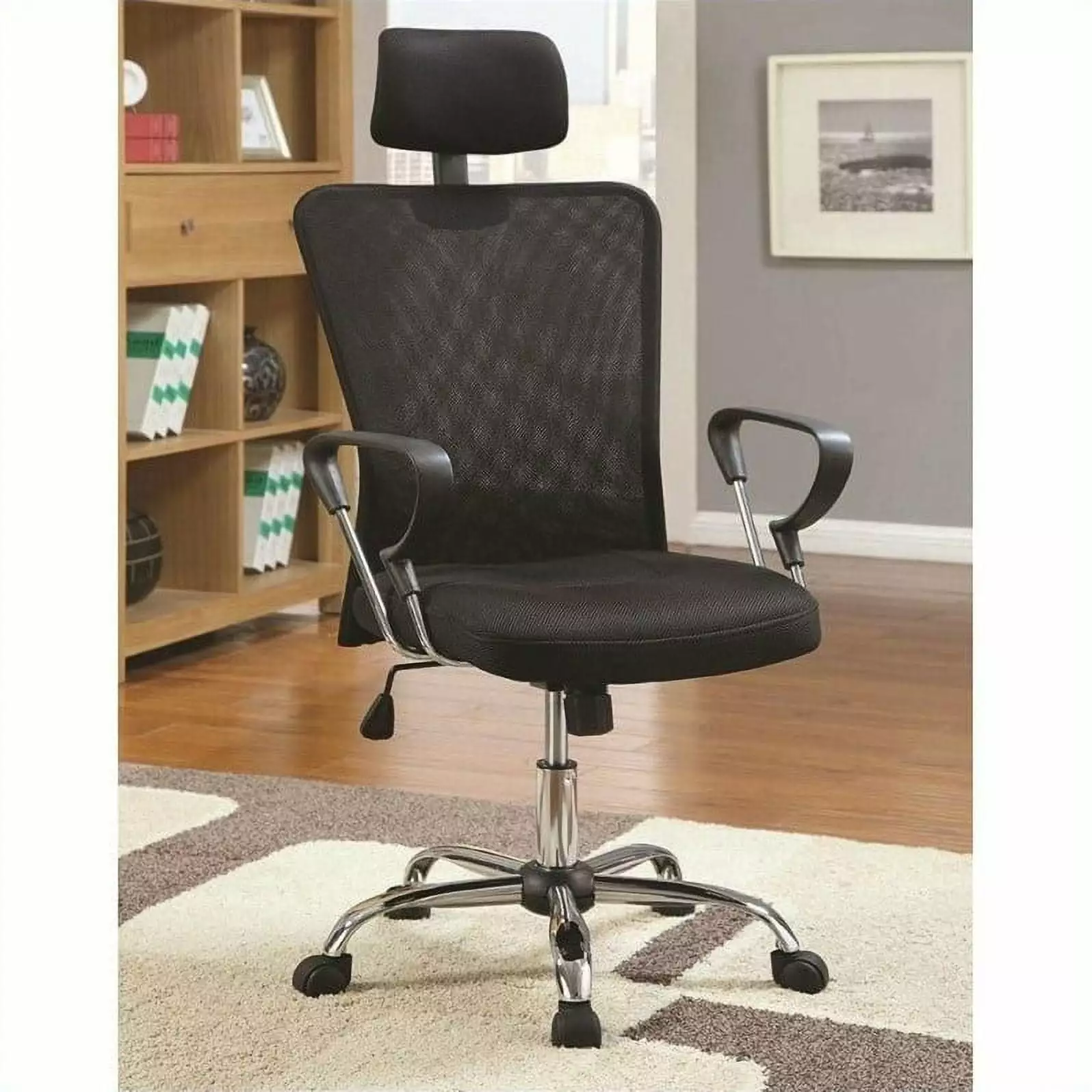 Stonecroft Rivera Air Mesh Executive Office Chair Black Stonecroft Furniture