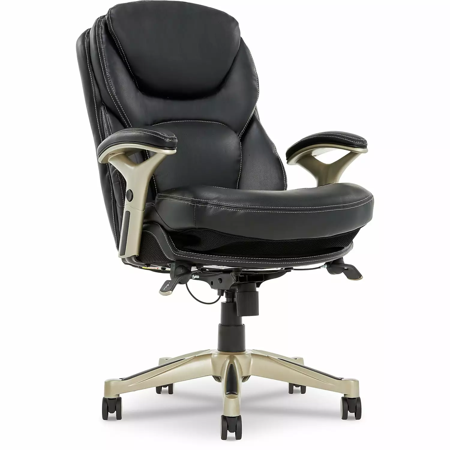 Serta Back Motion Leather Executive Chair Black CHR200006 True Manufaturing Jiashan Plant