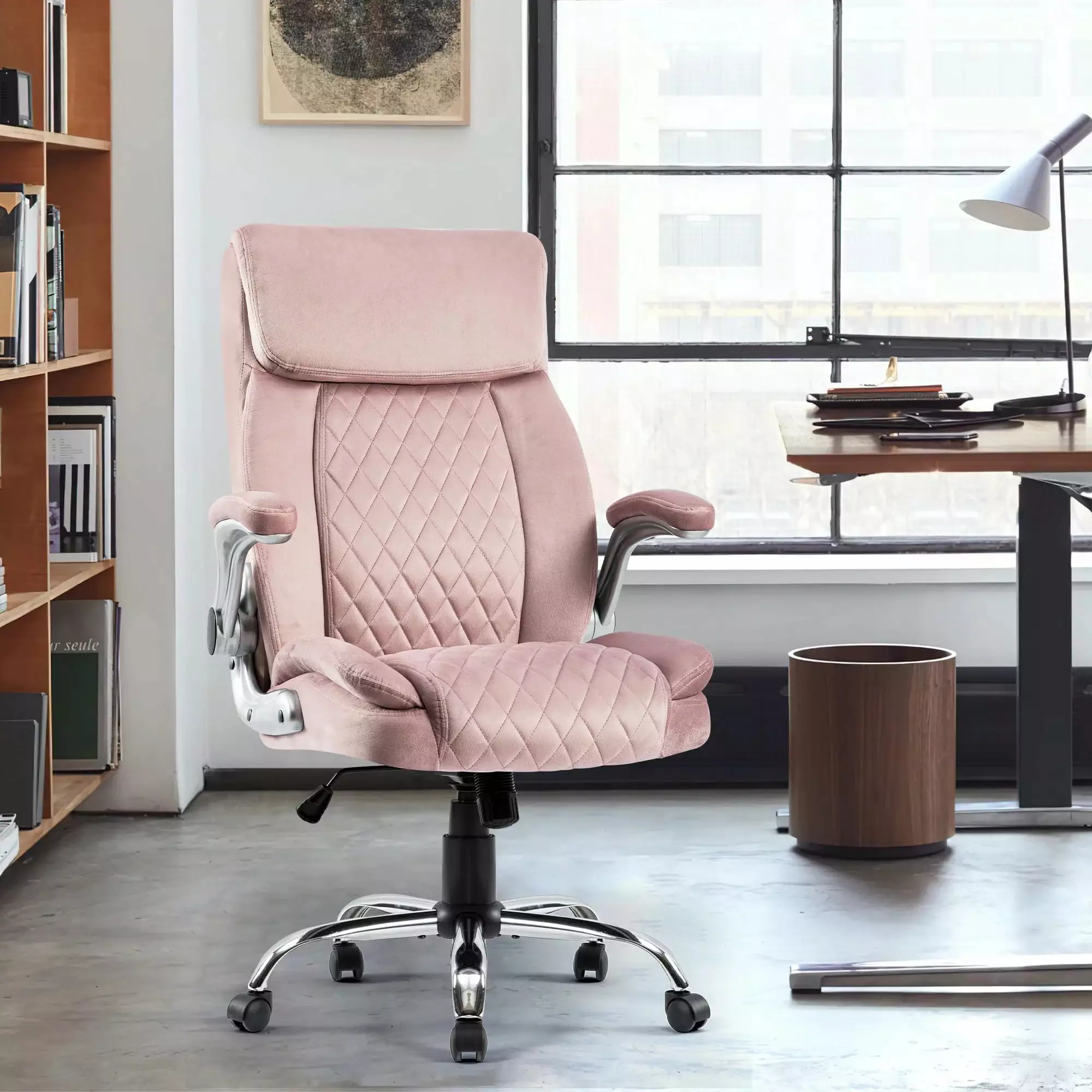 Swivel Office Room Chair Executive Desk Chair Velvet Comfortable Ergonomic Seat unknown