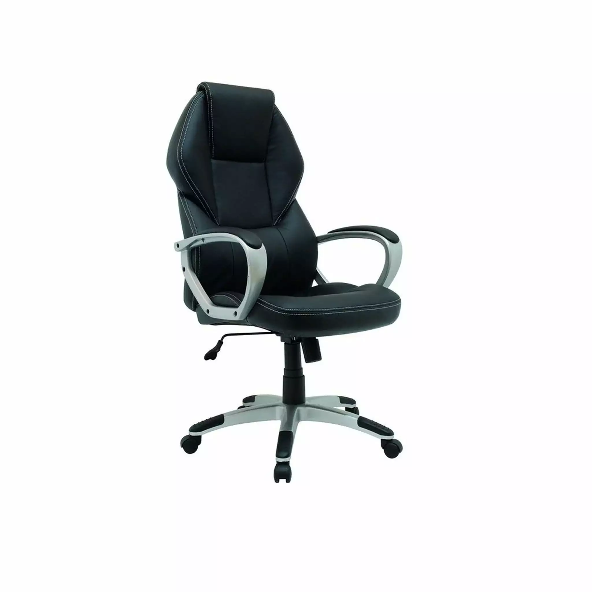 Xtech Office Chair Montpellier Executive Arm Rests Wheels Chrome Base Foot Rest Black unknown