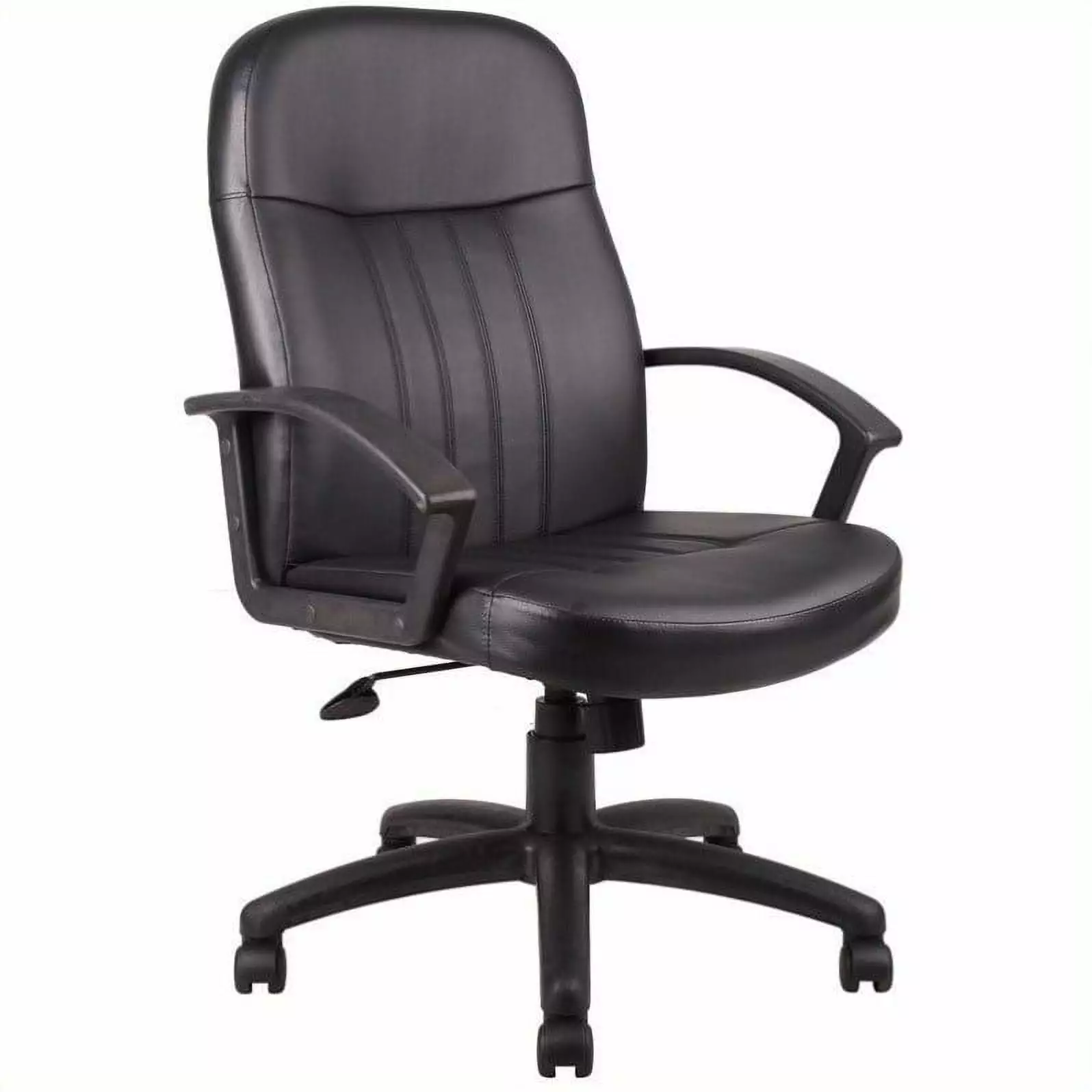 UrbanPro Black Leather Contemporary Executive Office Chair