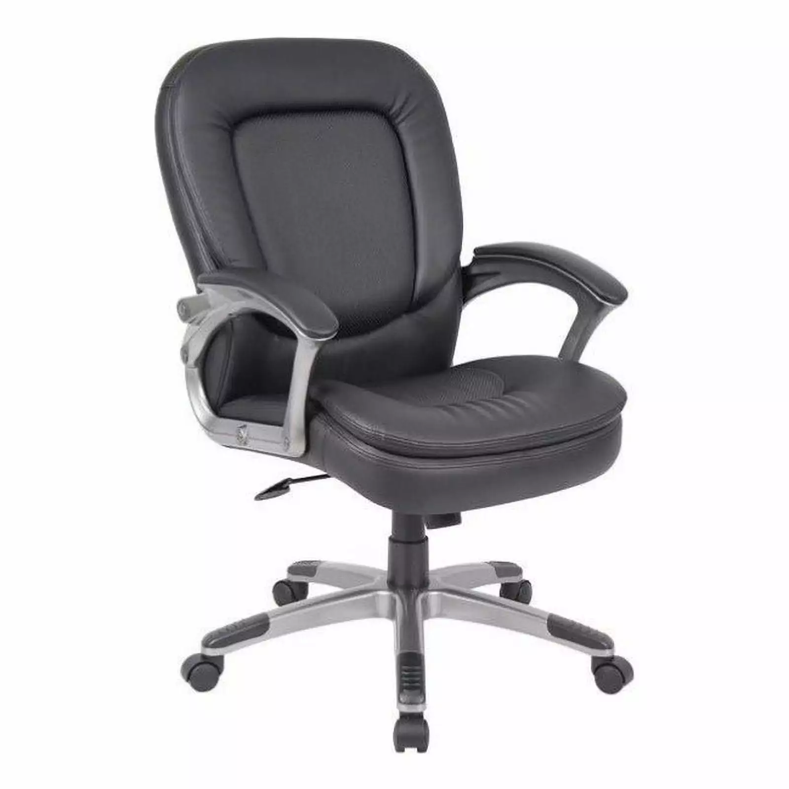 UrbanPro Contemporary Pillowtop Executive Leather Office Chair Black