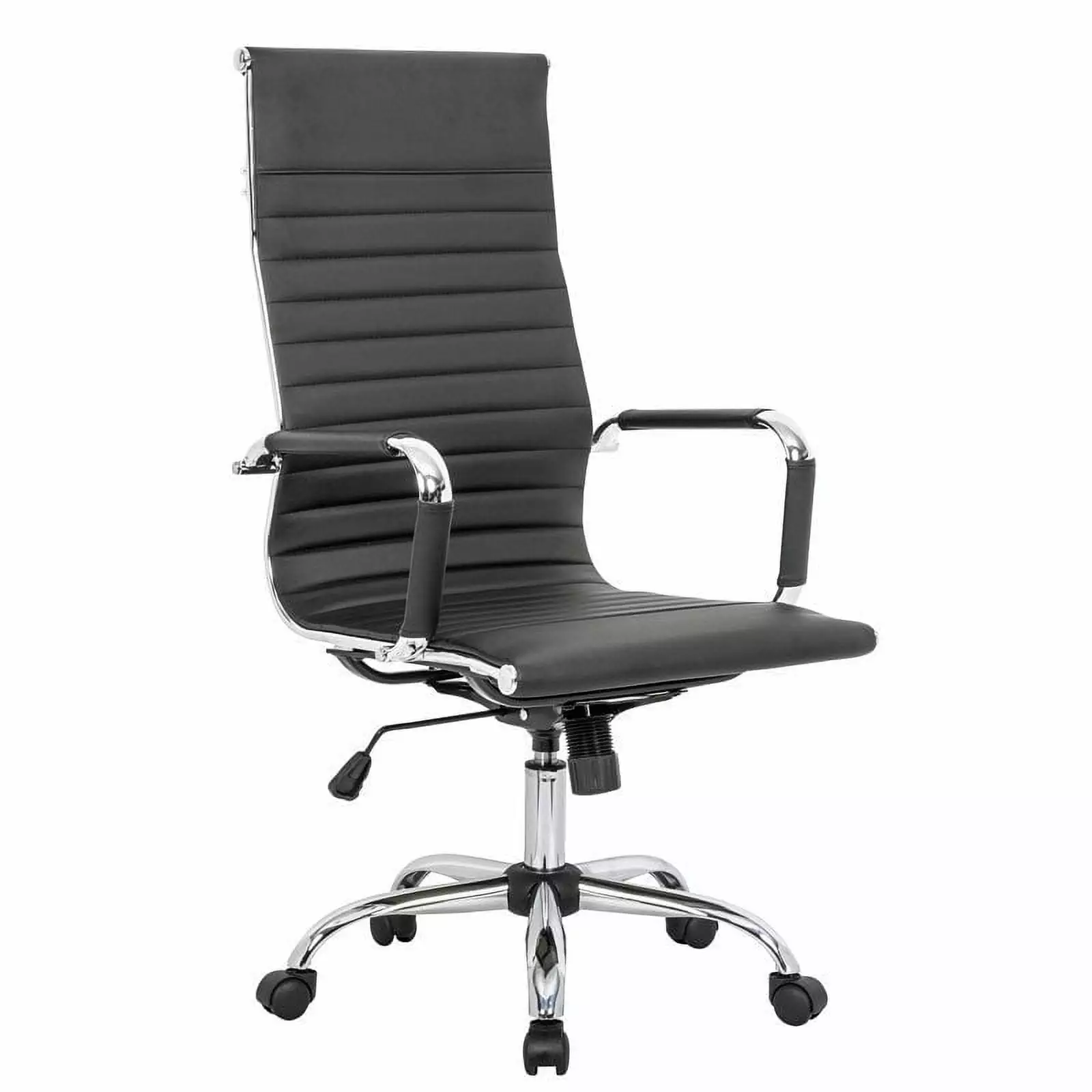 UrbanPro High Back Leatherette Executive Swivel Office Chair Black Ergonomic Desk Chair