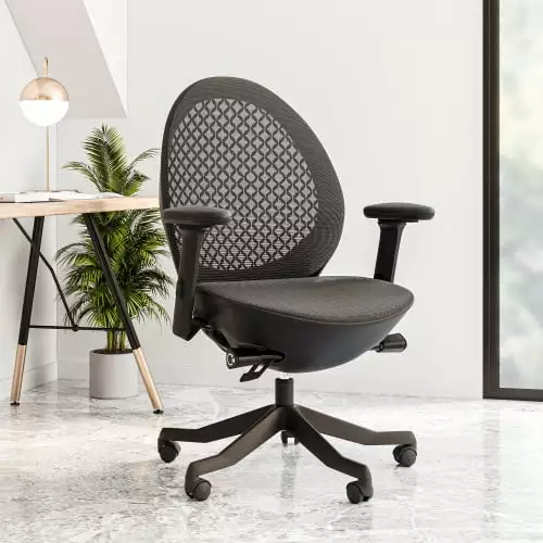 Wulawindy Deco LUX Executive Office Chair Black Modern Design Ergonomic Comfort