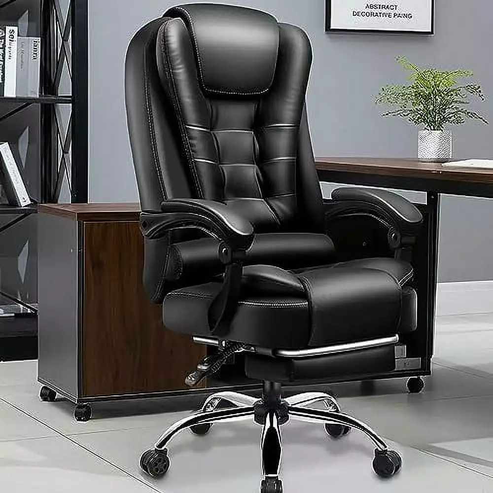 Big and Tall Executive Office Chair Footrest Ergonomic High Back Design XINZHEN
