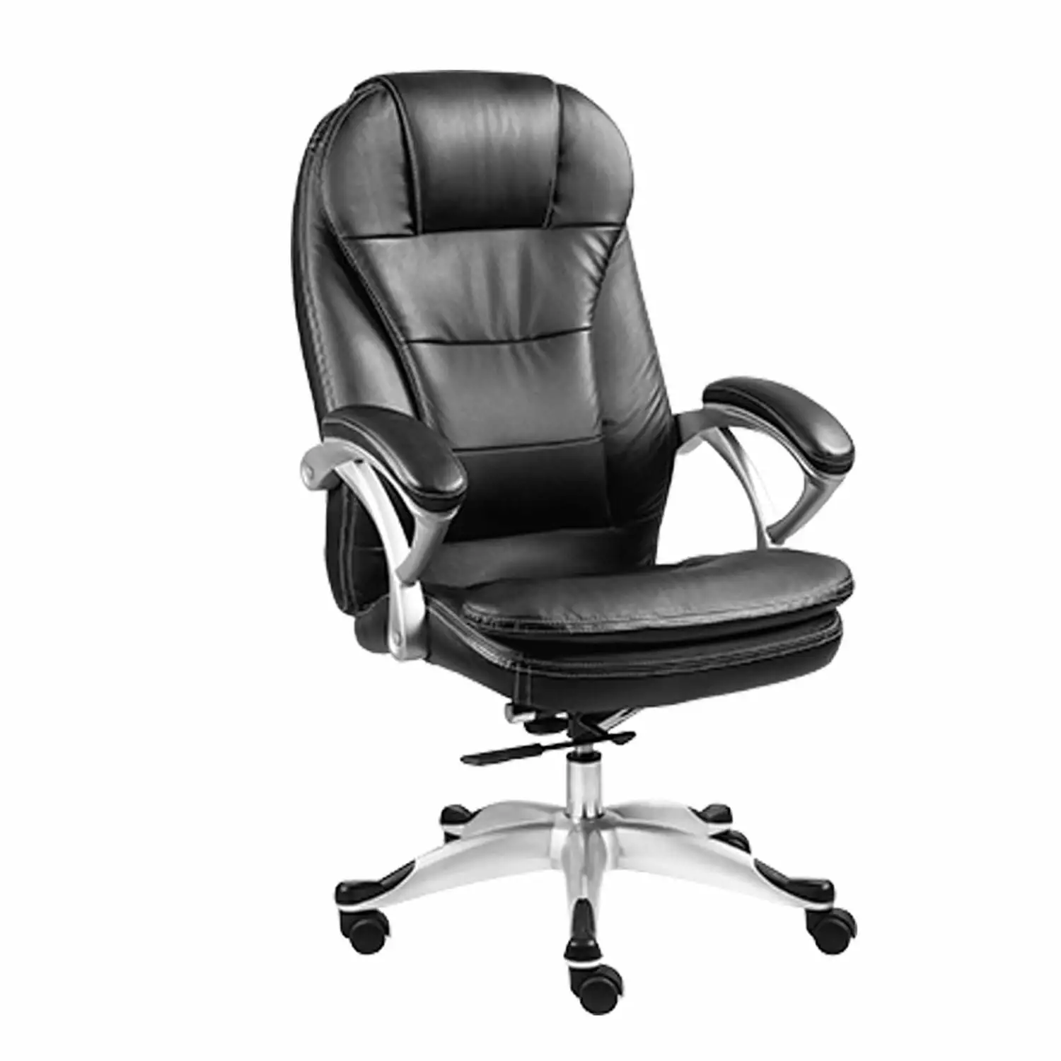 Xtech Office Chair Executive Comfort Padded Lumbar and Headrest Arm Rests Black Level Up Desks