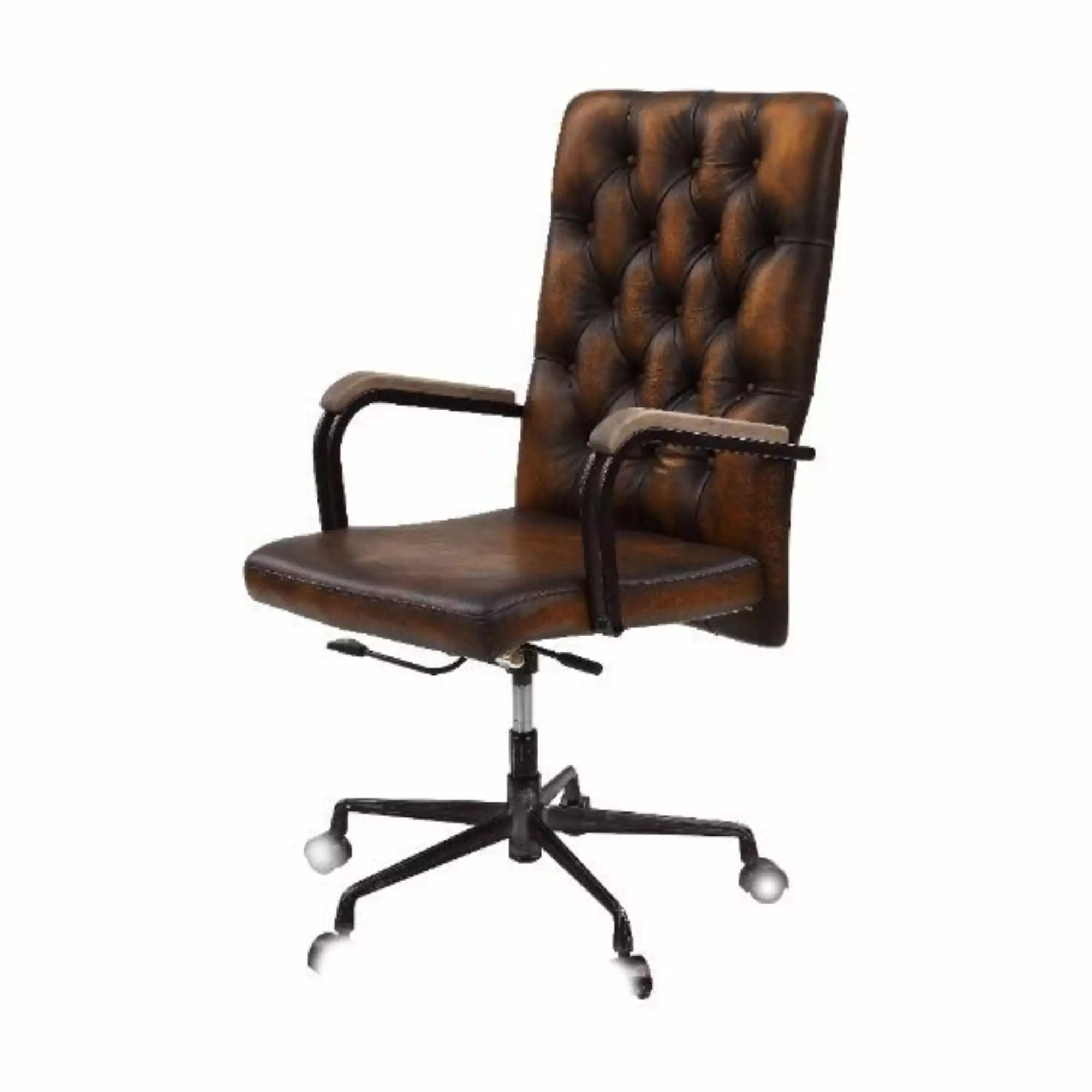 Ergode Office Chair Brown Leather Ergonomic Executive Desk Chair