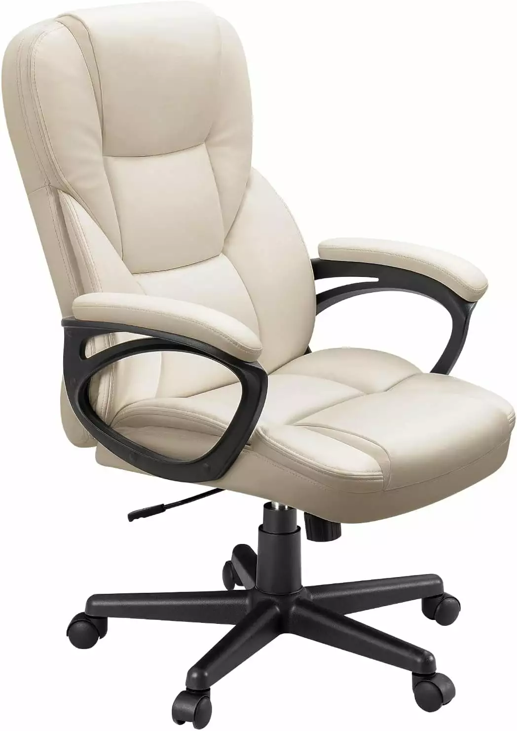 Executive Chair High Back Adjustable Managerial Home Desk Chair Swivel Computer PU Leather Chair Lumbar Support KKK-Dog