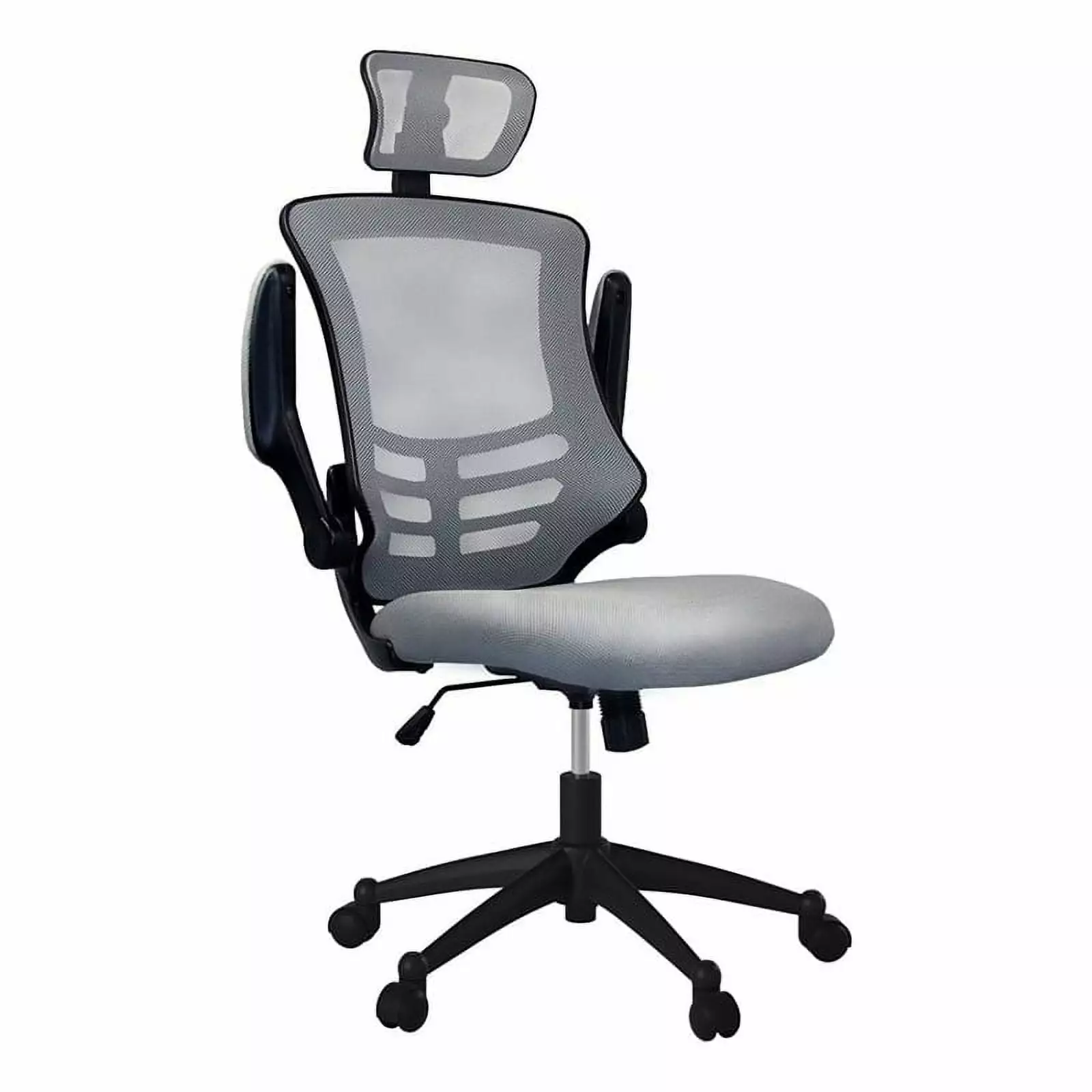 Scranton & Co Fabric Executive High Back Office Chair Gray