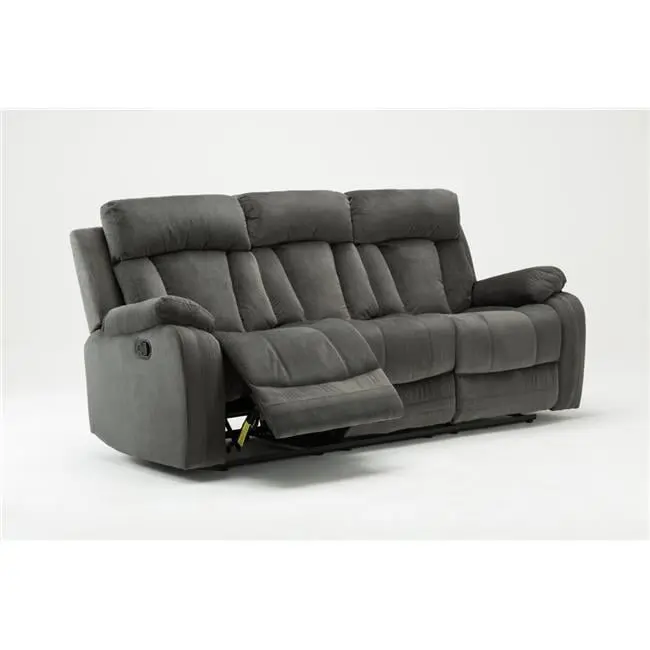 Home Roots Modern Grey Fabric Sofa - 40 Inch Compact Living Room Couch MEWE