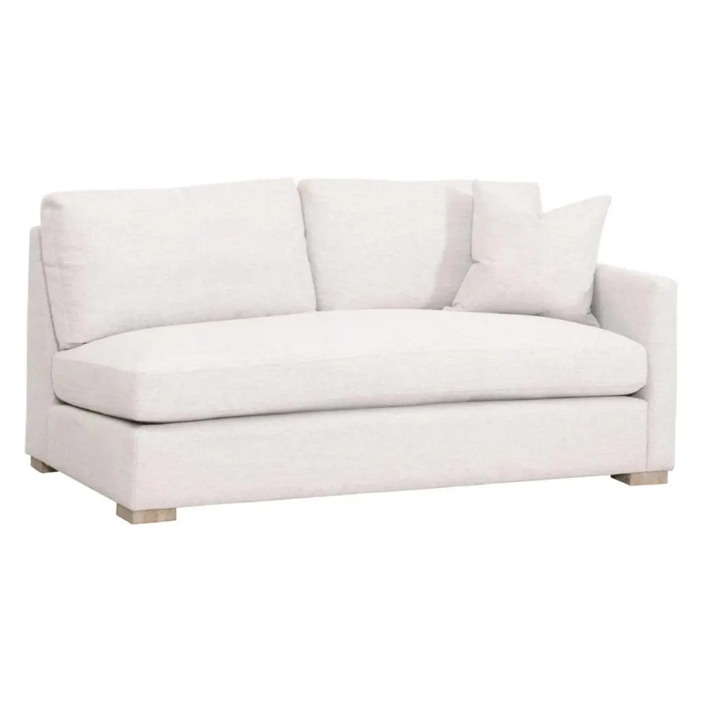 Star International Fabric Right Arm Sofa Stone - Stitch & Hand Clara Design