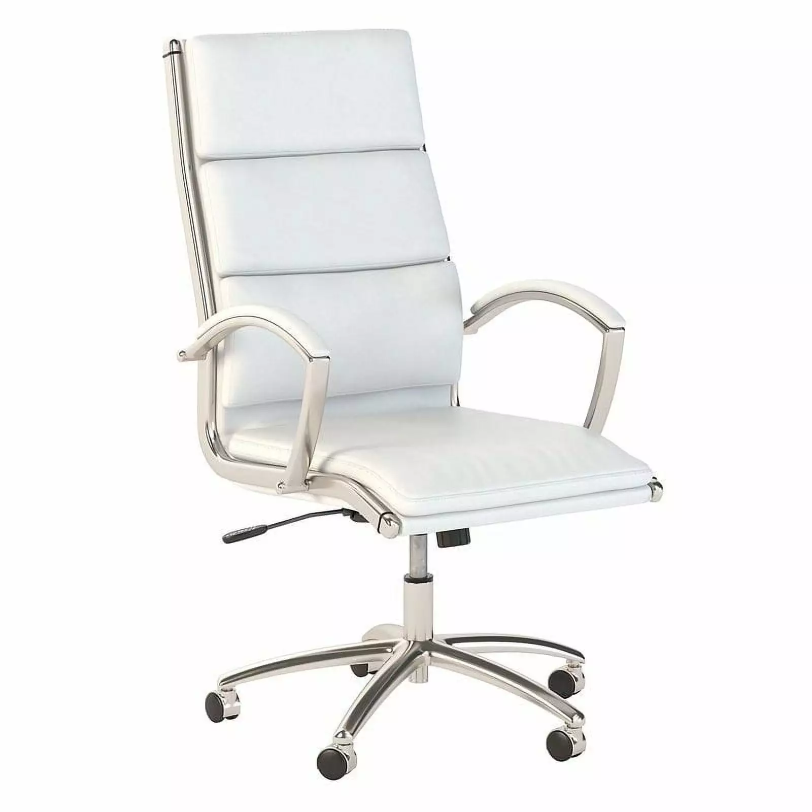 BFF 400 Series High Back Faux Leather Executive Office Chair White BBF