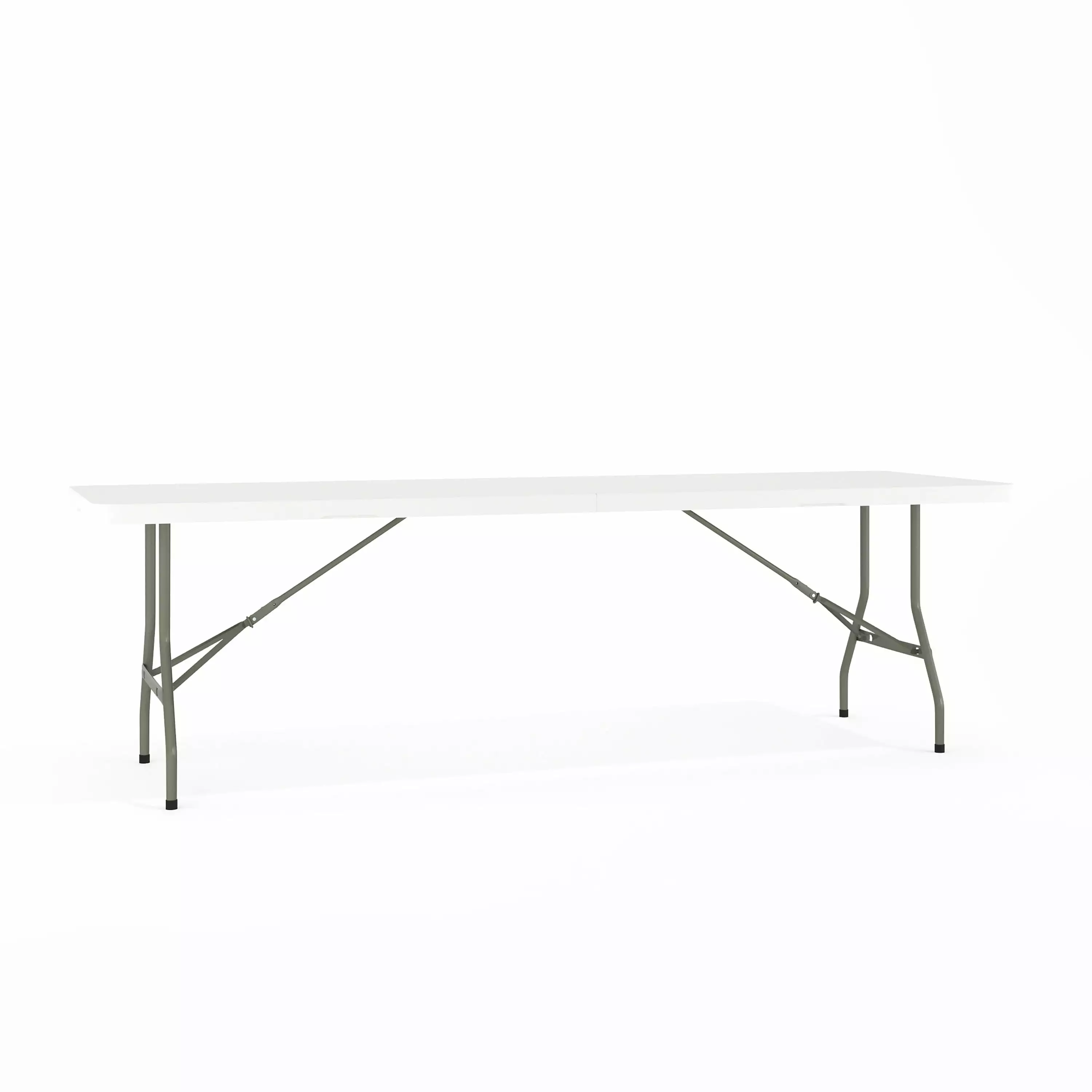 Flash Furniture Kathryn 8-Foot Bi-Fold Granite White Plastic Banquet Table