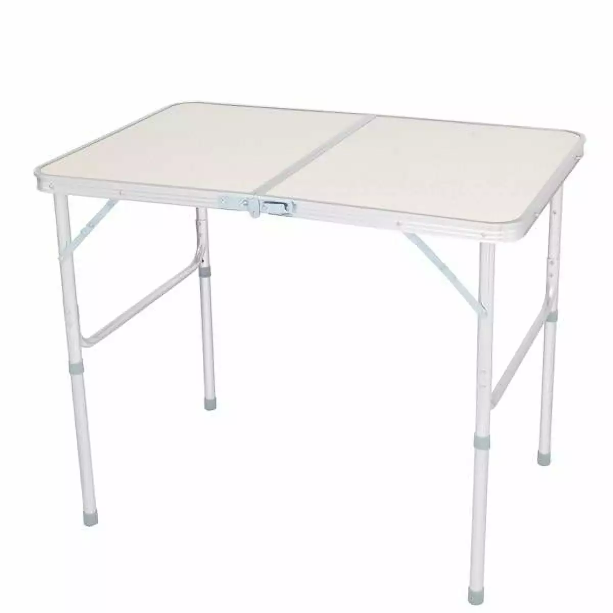 Home Use Aluminum Alloy Folding Table 90x60x70cm White Indoor Outdoor Aiying