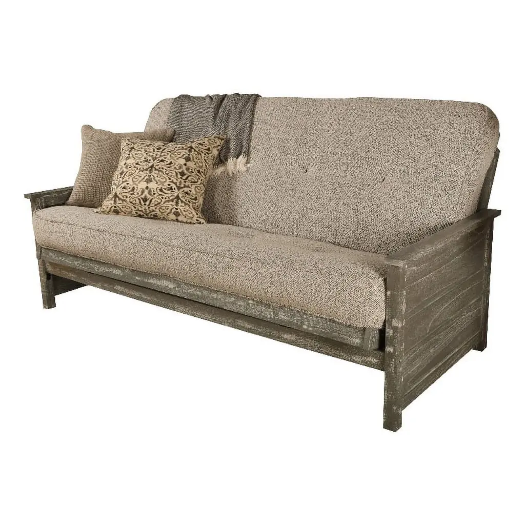 Kodiak Furniture Lexington Full-size Futon Weathered Gray Gray Mattress