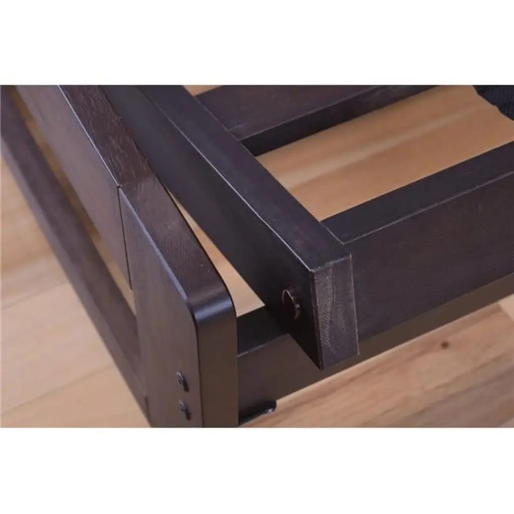 Kodiak Furniture Aspen Solid Wood Futon Frame Reclaim Mocha Brown