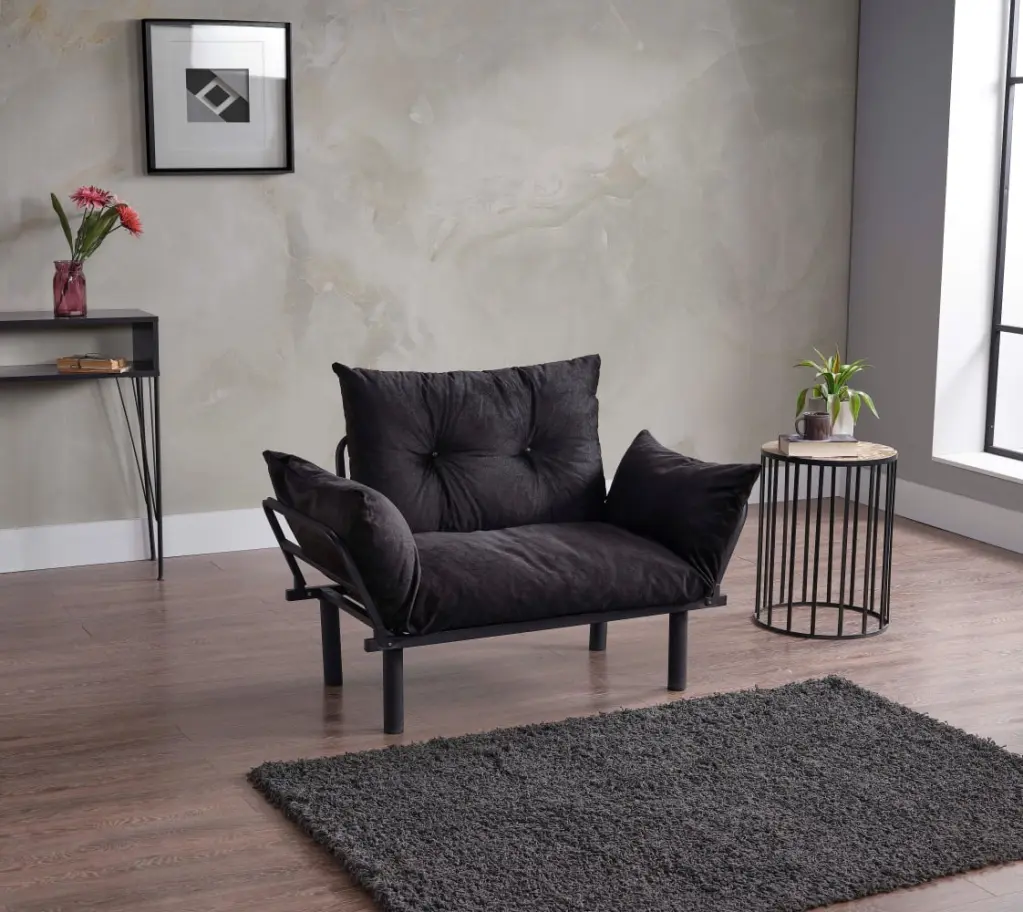 DeeHome Sona Futon Love Seat Small Spaces
