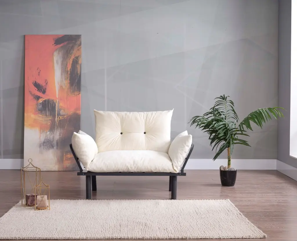 DeeHome Sona Futon Love Seat Small Spaces