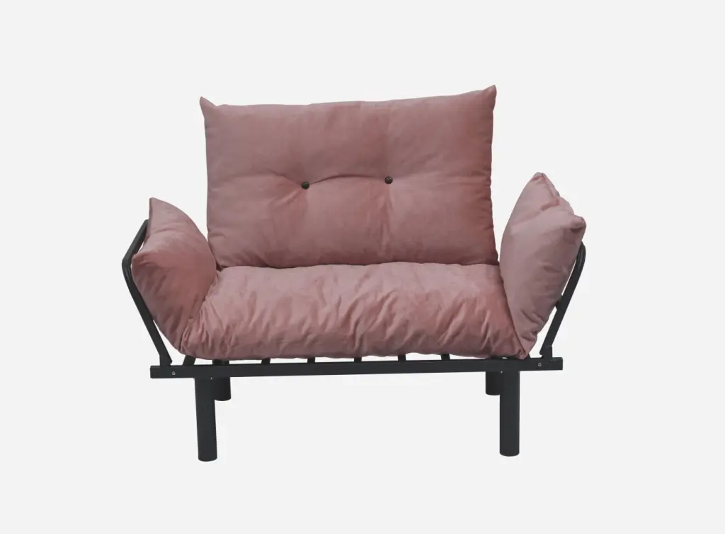 Homiyad Futon Love Seat Convertible Sofa Small Spaces