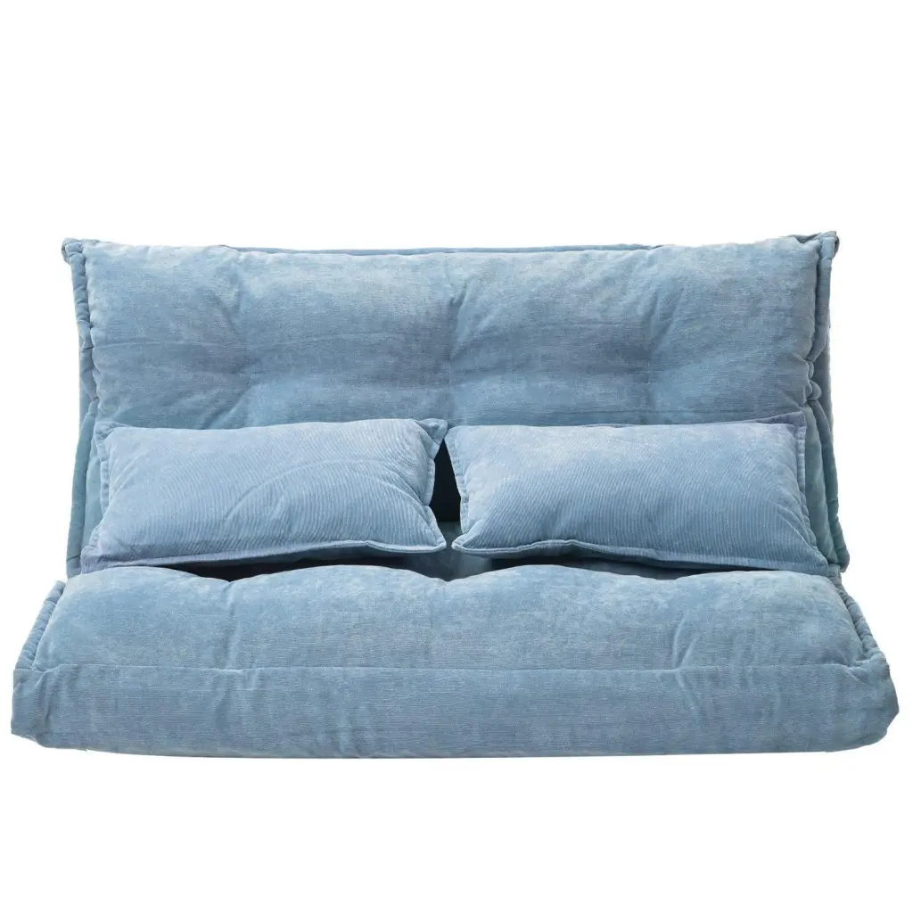 Living Pavilion Orisfur Adjustable Folding Futon Sofa Video Gaming Sofa Two Pillows unknown