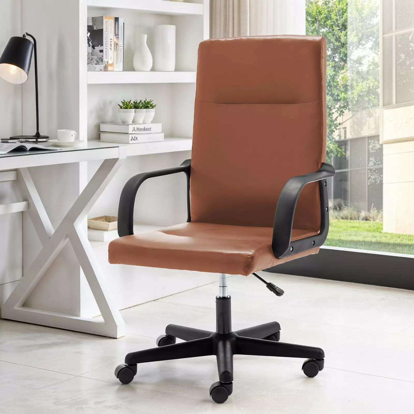 bigleap Leather Executive Gaming Office Chair High Back and Adjustable Armrests