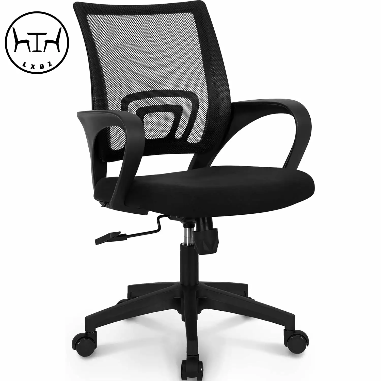 FHWMZZH Office Computer Desk Chair Gaming Ergonomic Back Cushion Lumbar Support Executive Chair Black