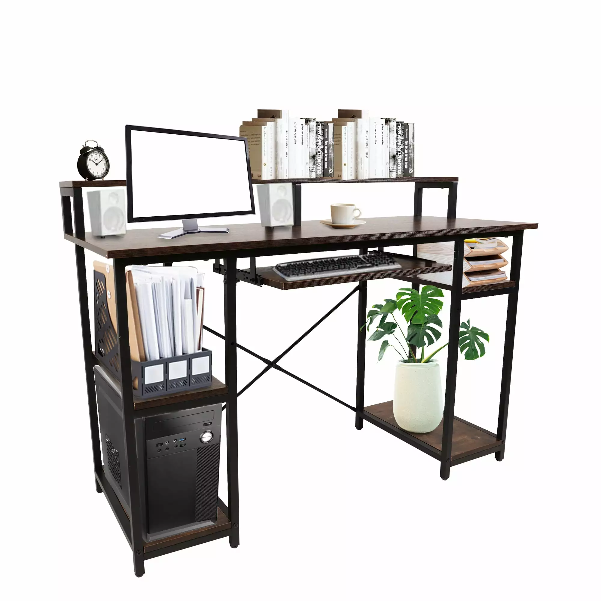 Gaming Desk Table Writing Desk Study Desks Monitor Stand Home Office Dorm Auccyt
