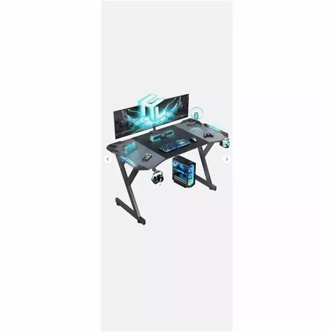 Creative Empire 47 55 Inch LED Gaming Desk Computer Desk RGB Gamer Workstations