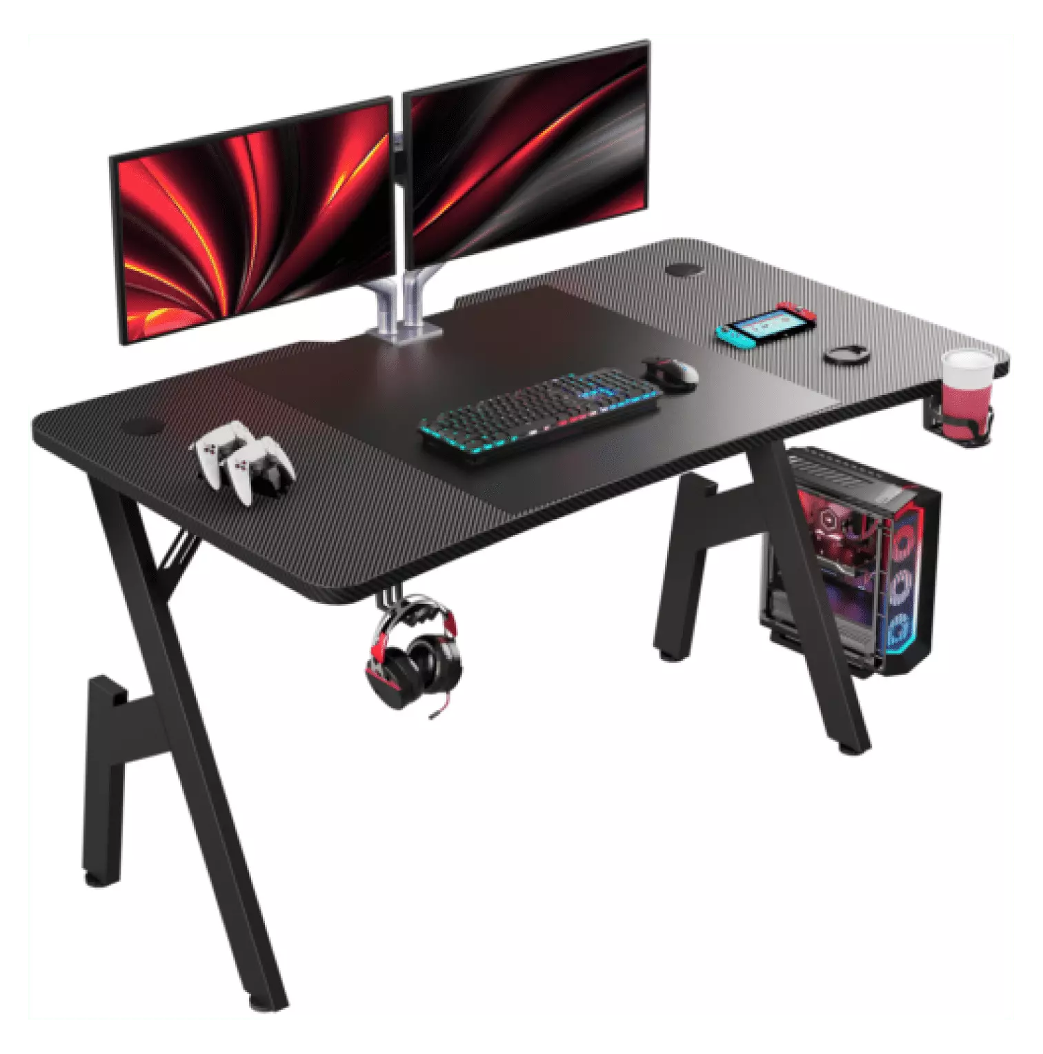 FENG20 47/63inch Ergonomics Gaming Desk Gamer Table Computer Desk Home Office
