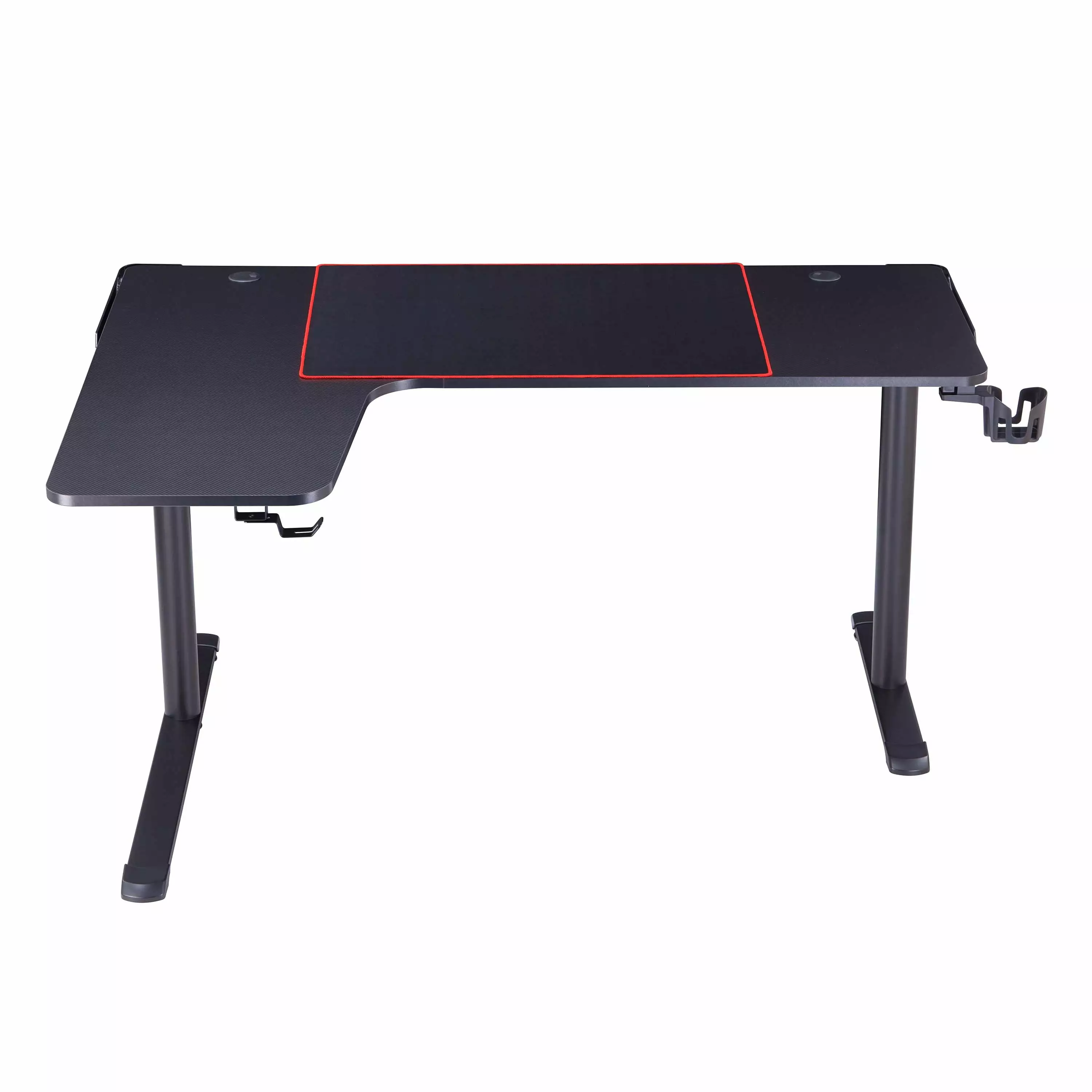 Furniture America Denhu Metal Gaming Desk Outlets Black