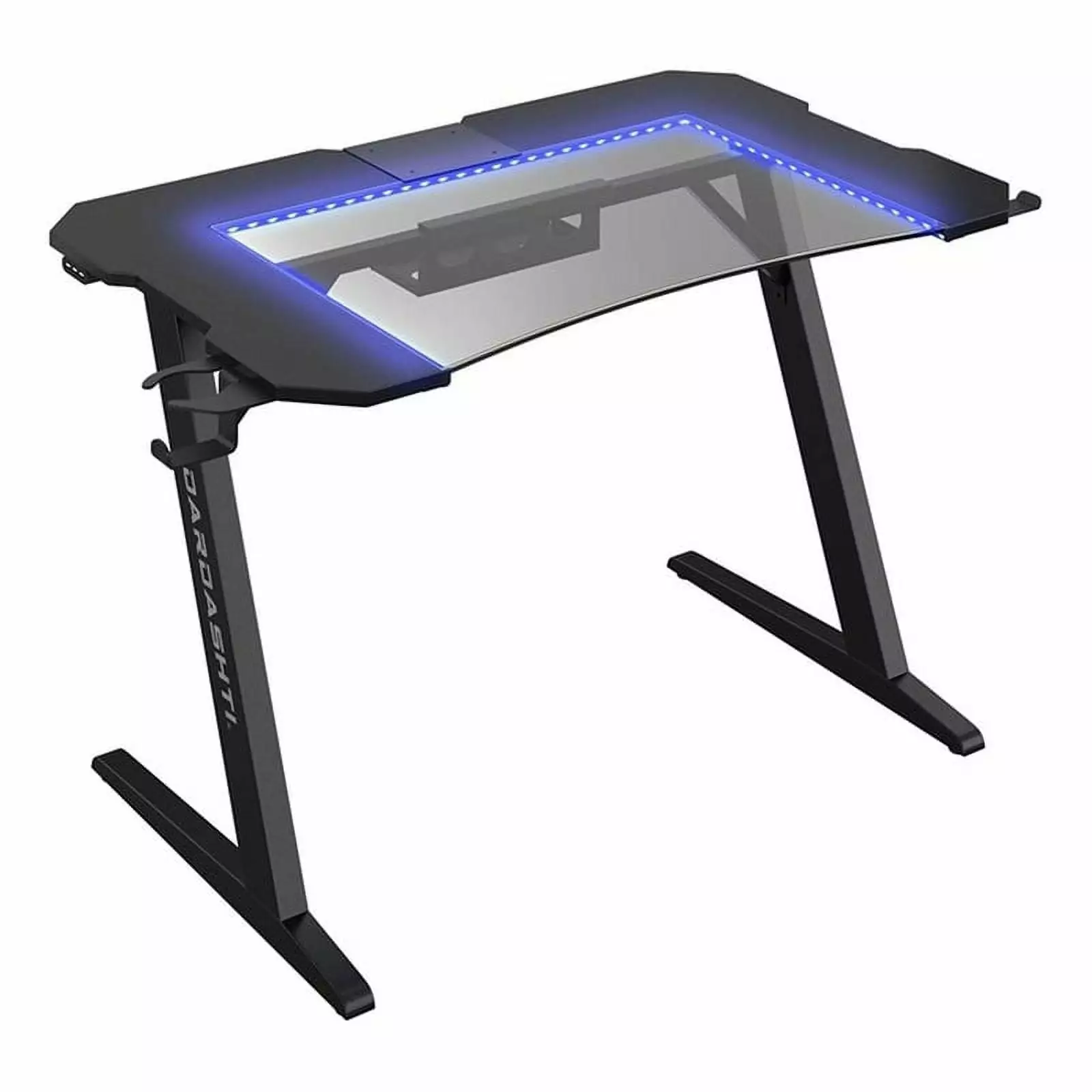 UrbanPro Modern Metal Gaming Desk Cup Holder Midnight Black