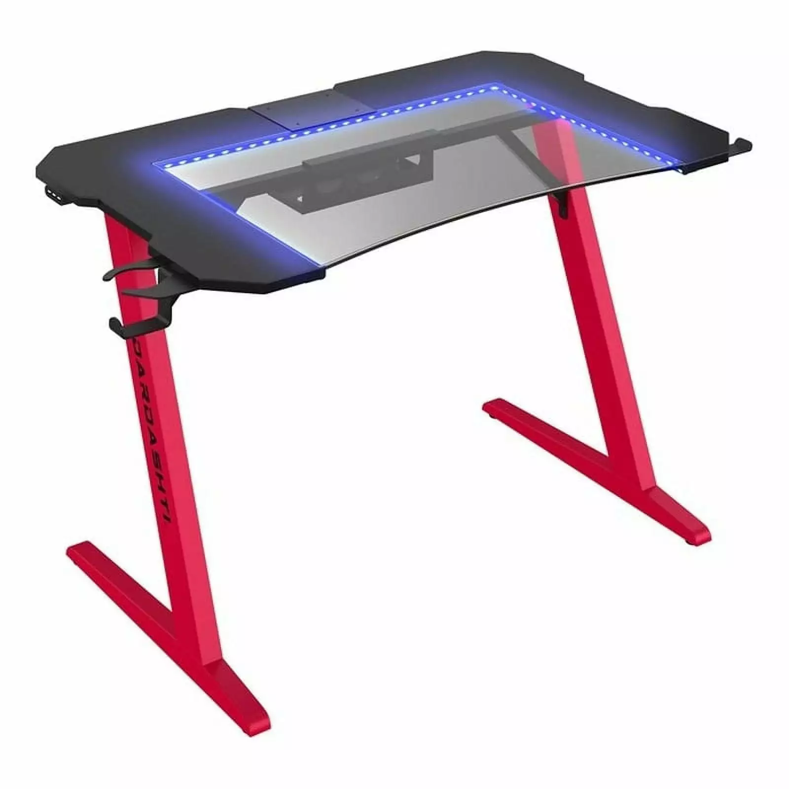UrbanPro Modern Metal Gaming Desk Cup Holder Ruby Red