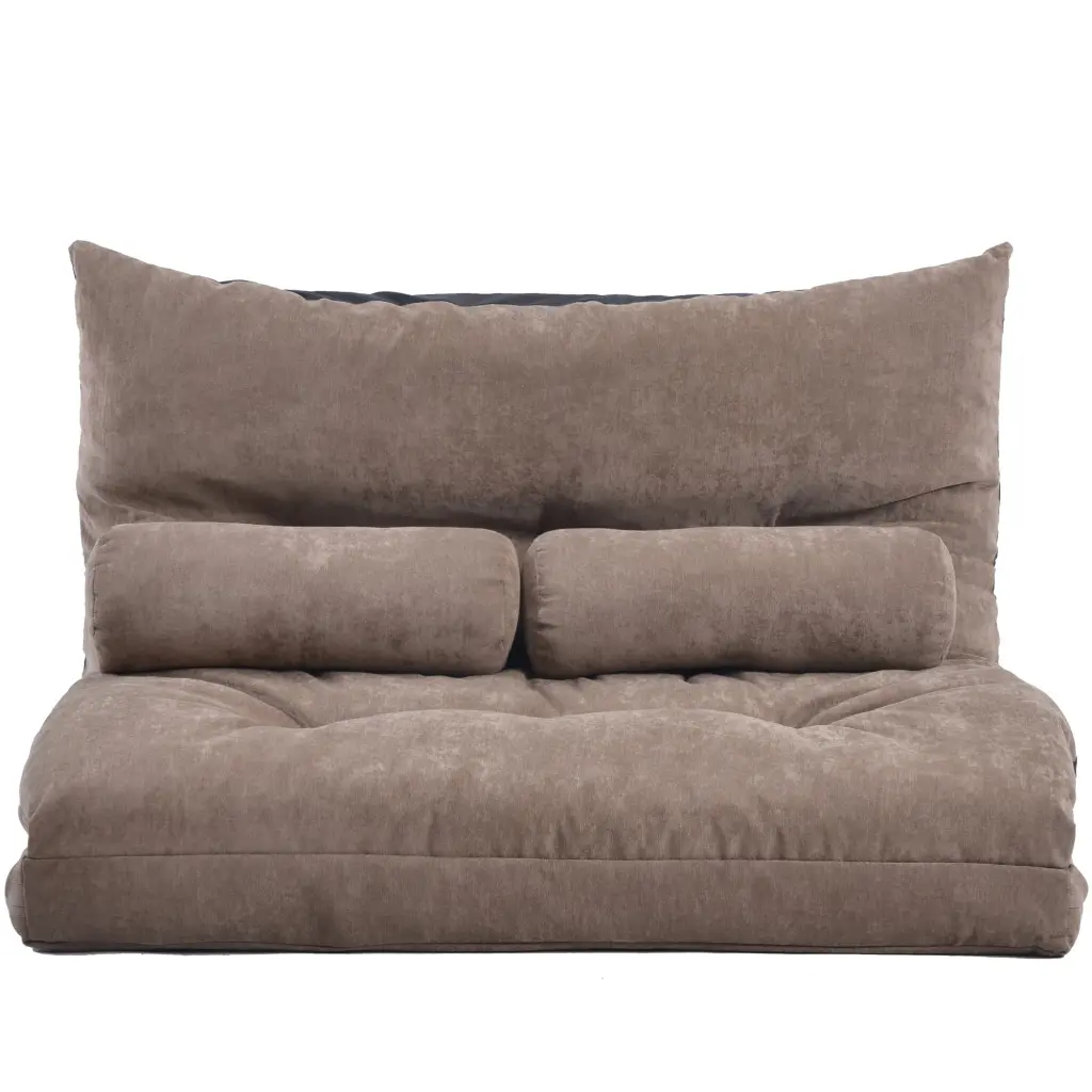 Adjustable Folding Futon Sofa Video Gaming Sofa Two Pillows XC01-3 - Bedroom Lounge Chair CNCJ