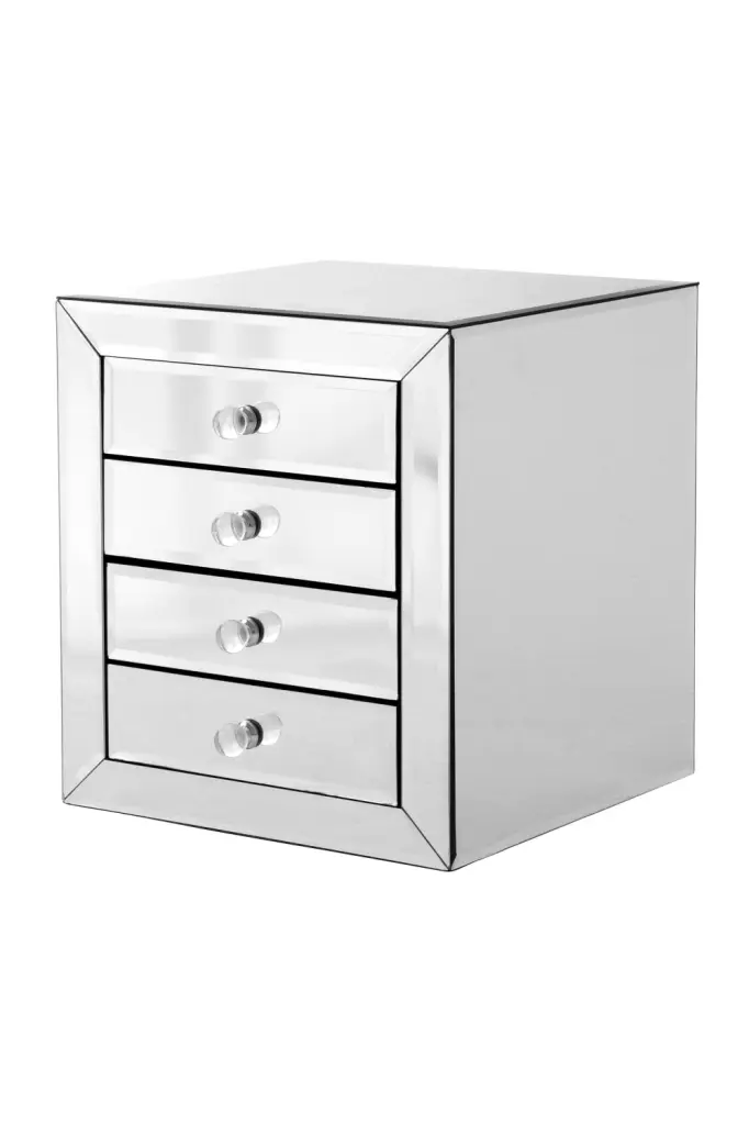Eichholtz Reagan Glass Side Table Elegant Living Room
