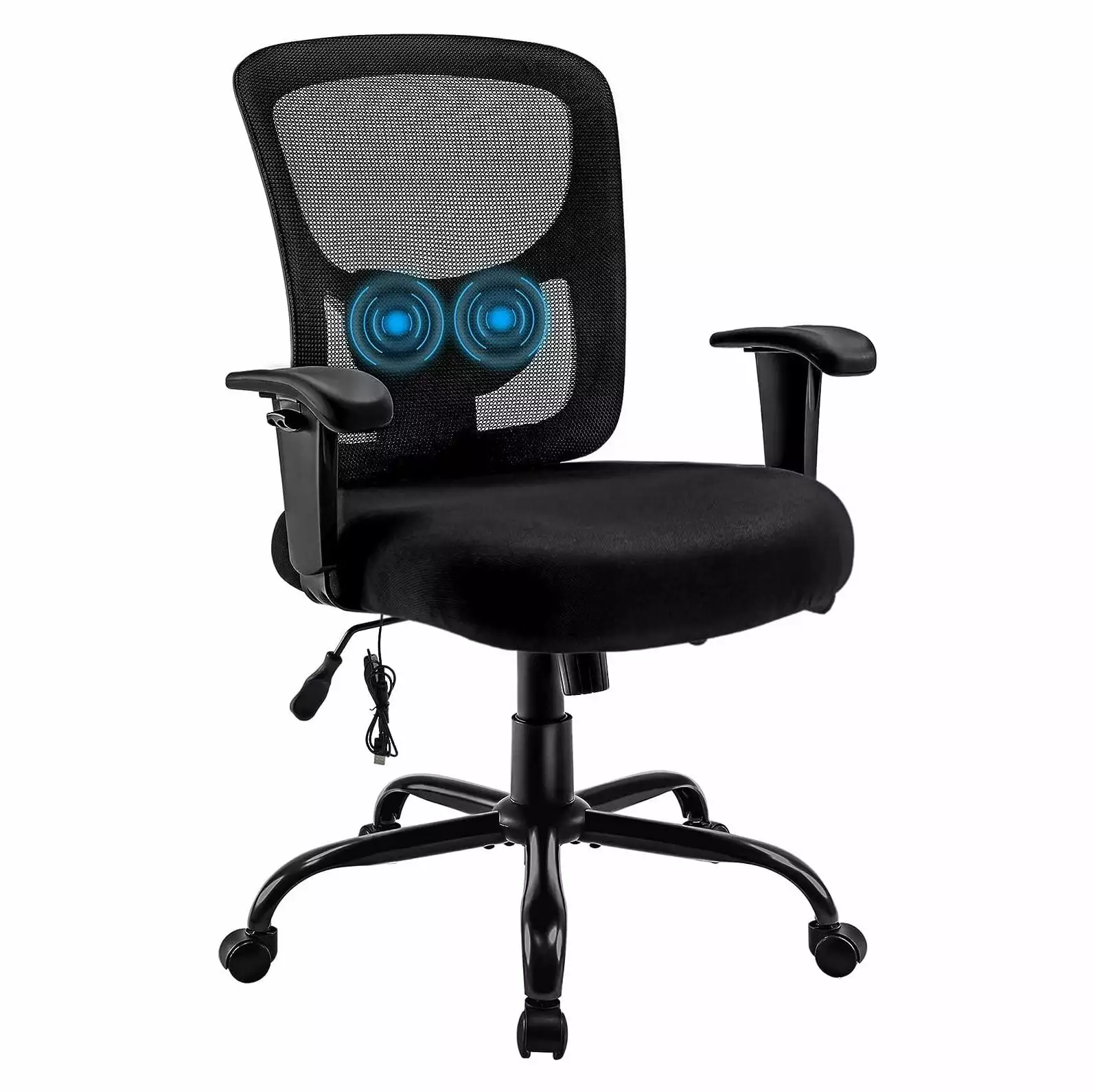 CintBllTer Ergonomic Mesh Office Chair 400lbs - High Back Executive Chair Adjustable Lumbar Support and Wide Seat