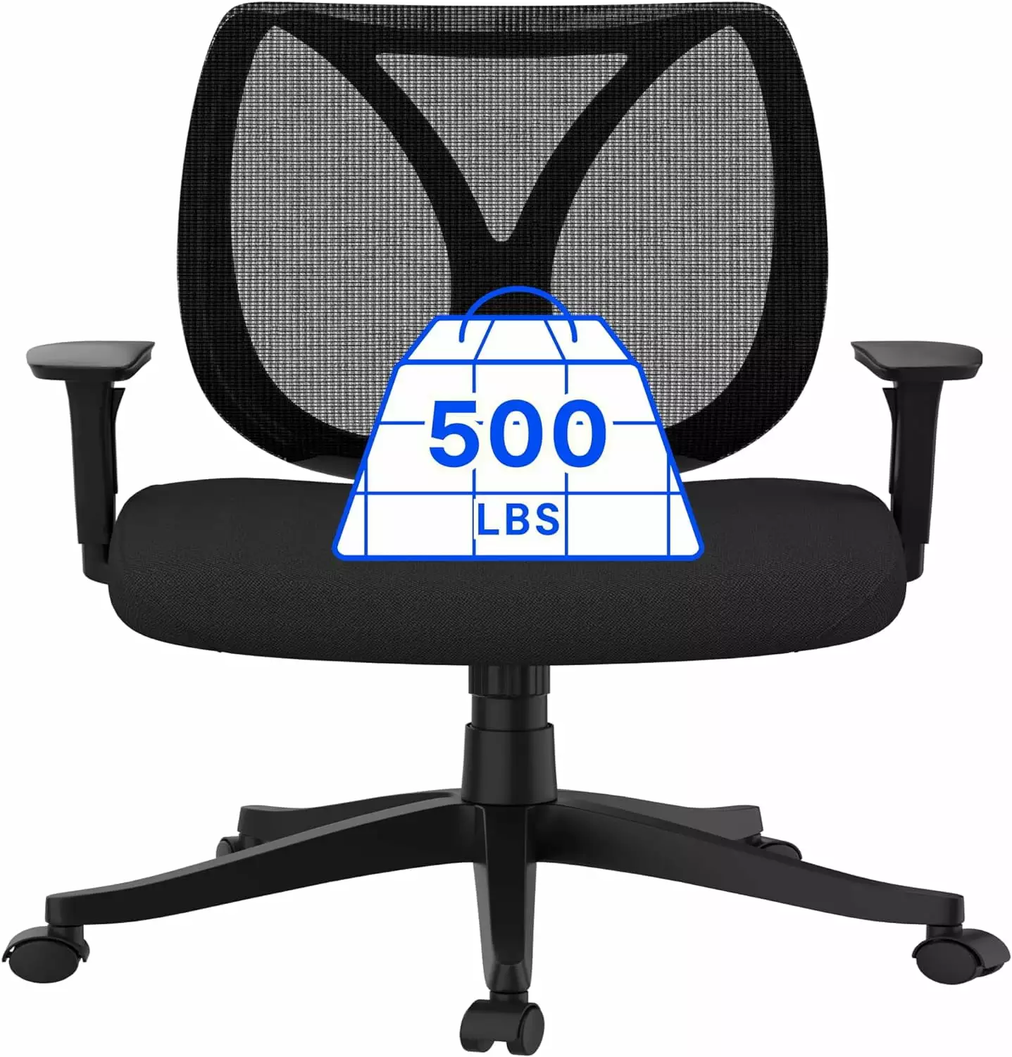 Comfy Office Chair Heavy People Big and Tall Office Chair 500LBS Heavy Duty Computer Chair Executive Home Office Desk Chai...