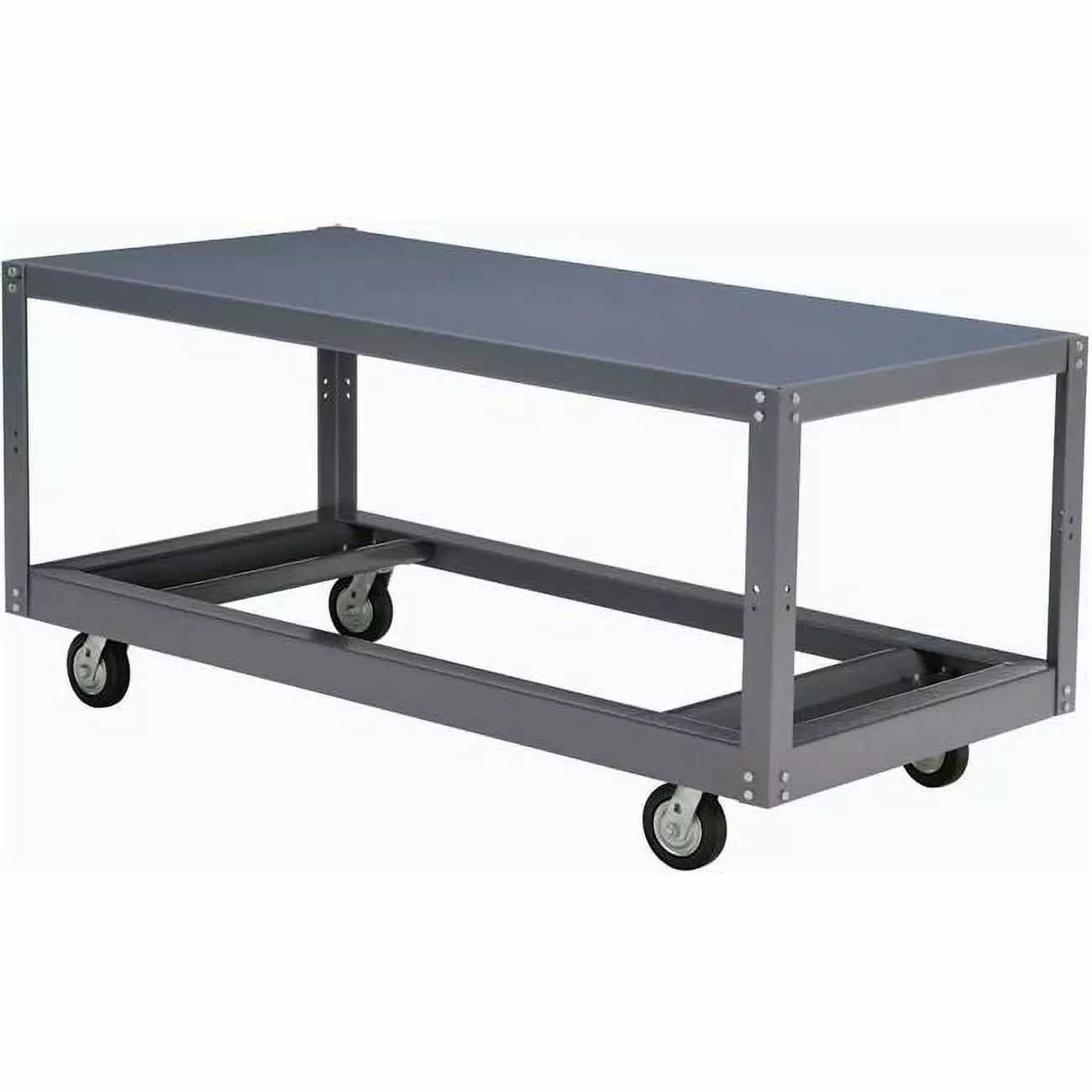 1200 lbs Portable Steel Table 1 Shelf 24 x 36 x 30 Cromo