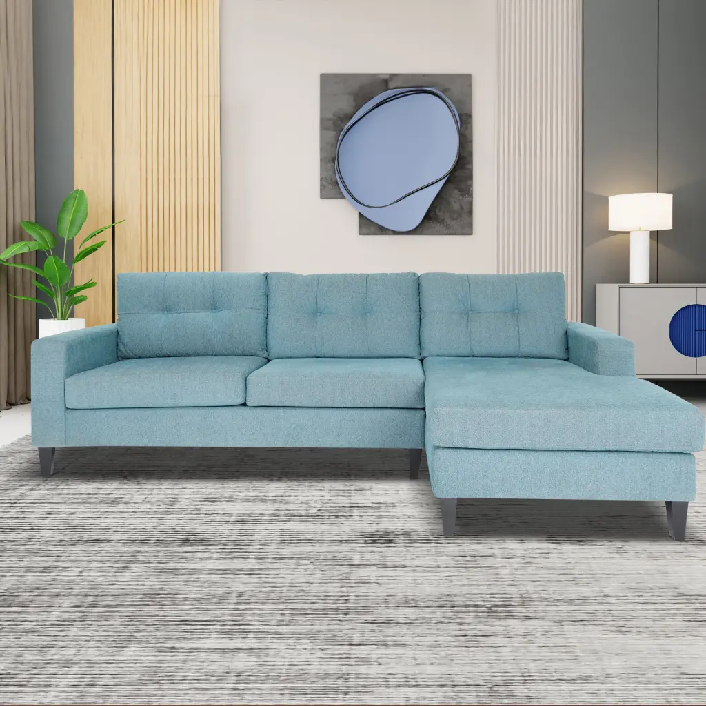 Coast to Coast Sofas Raj L Shaped Sectional Sofas Living Room Bedroom Solid Wood Frame