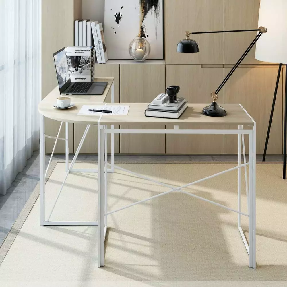 Modern Design L-Shaped Desk Corner Computer Desk PC laptop Computer Table Study Desk Home Office YASI