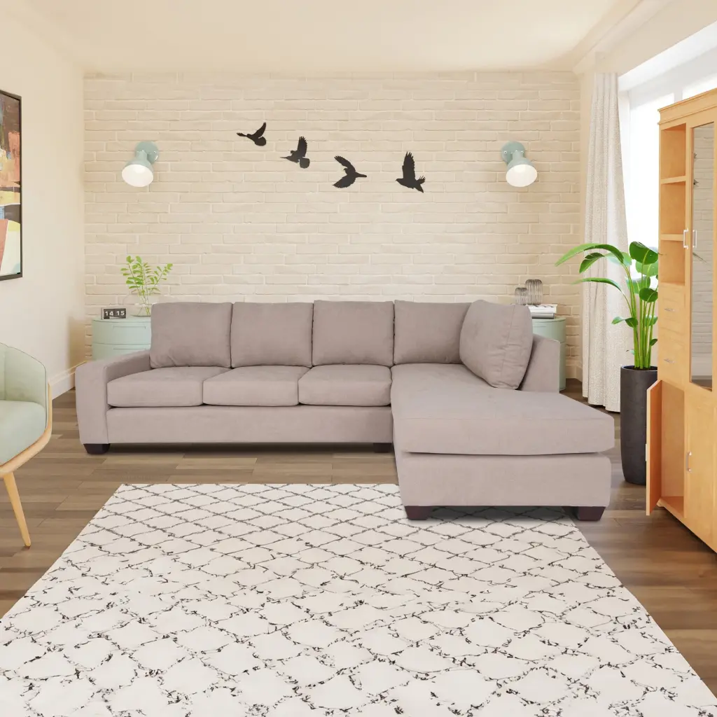Coast to Coast Sofas Essex L Shaped Sectional Sofas Living Room Bedroom Solid Wood Frame