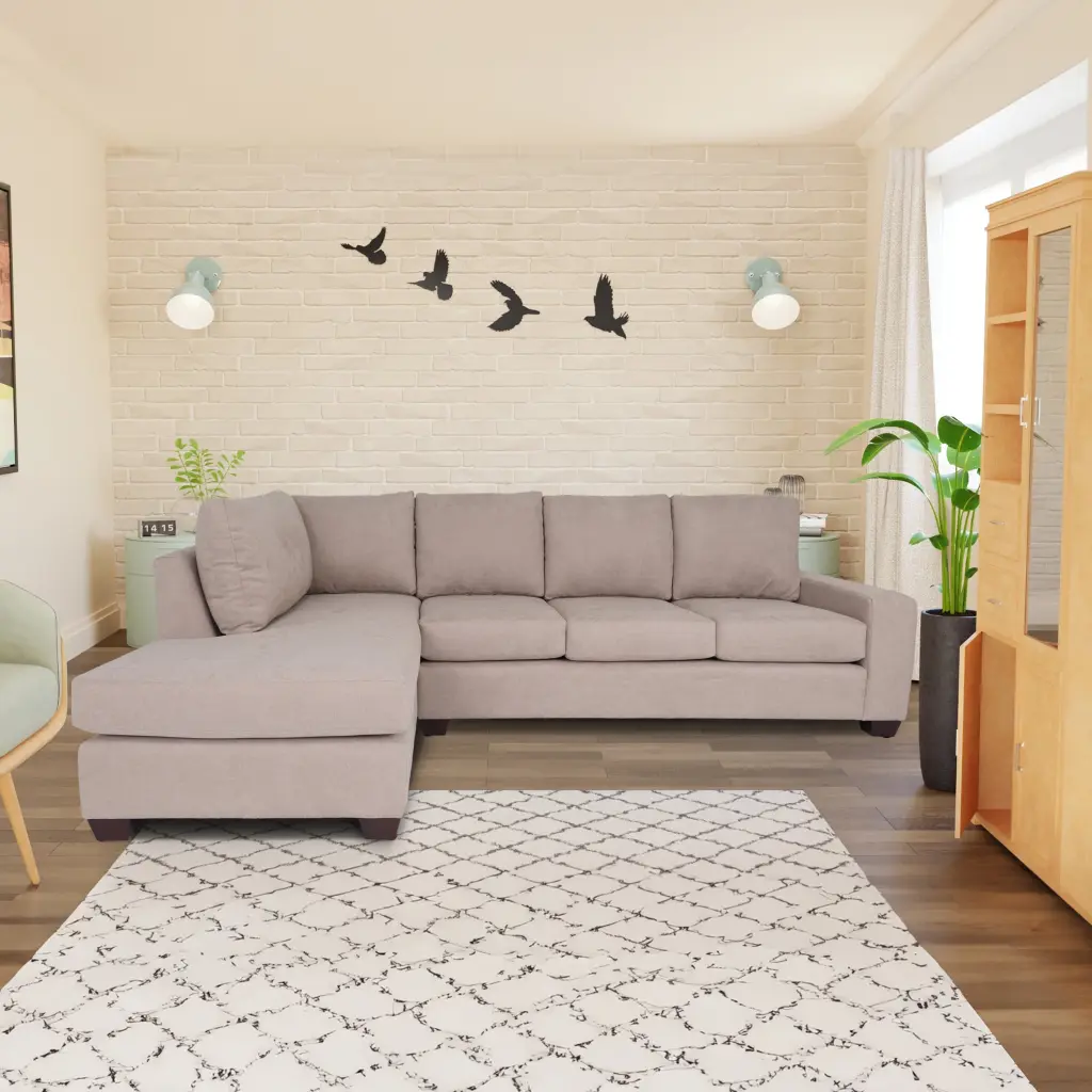 Coast to Coast Sofas Essex L Shaped Sectional Sofas Living Room Bedroom Solid Wood Frame